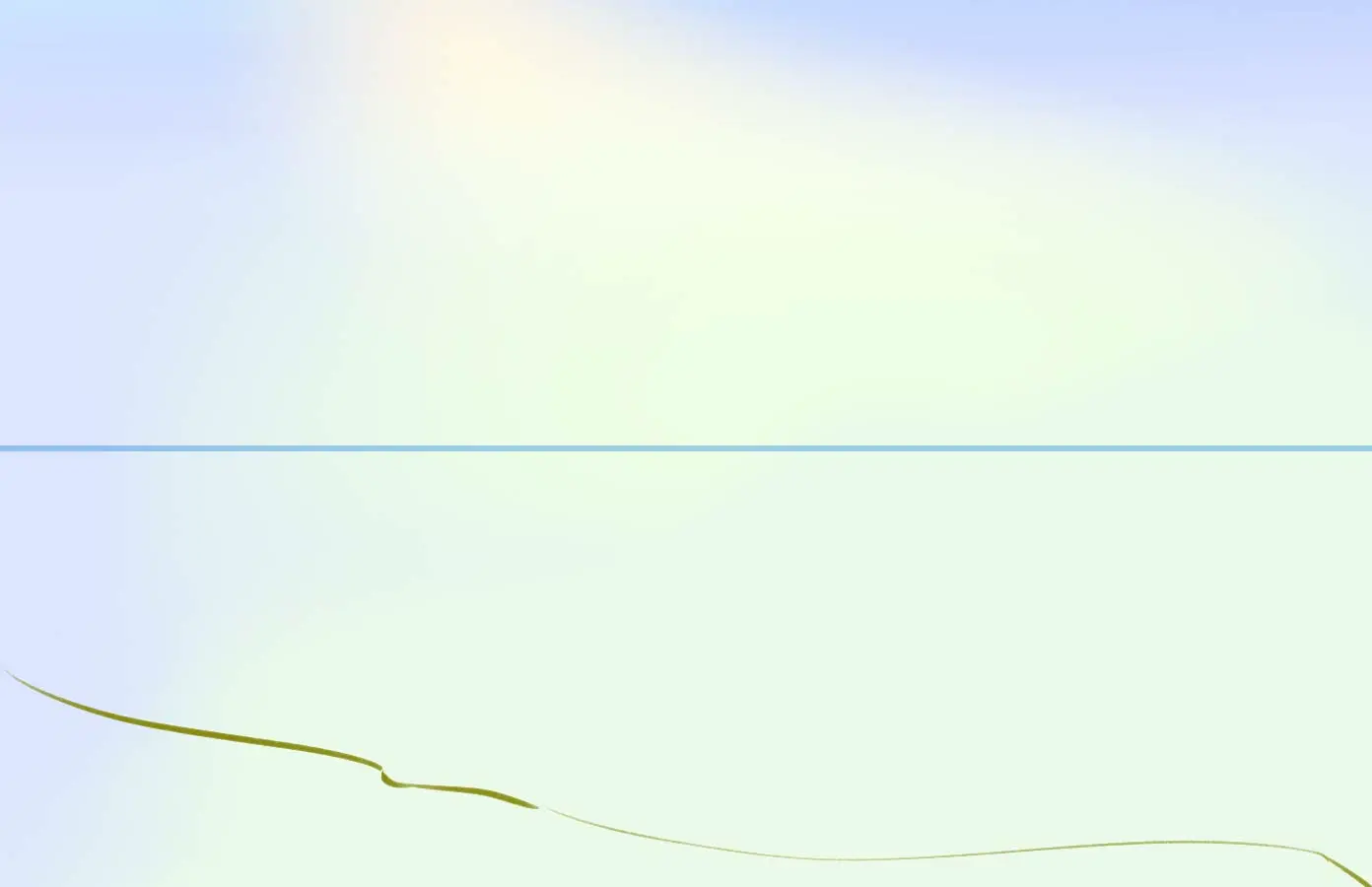 dessin de la ligne d’horizon d’un paysage