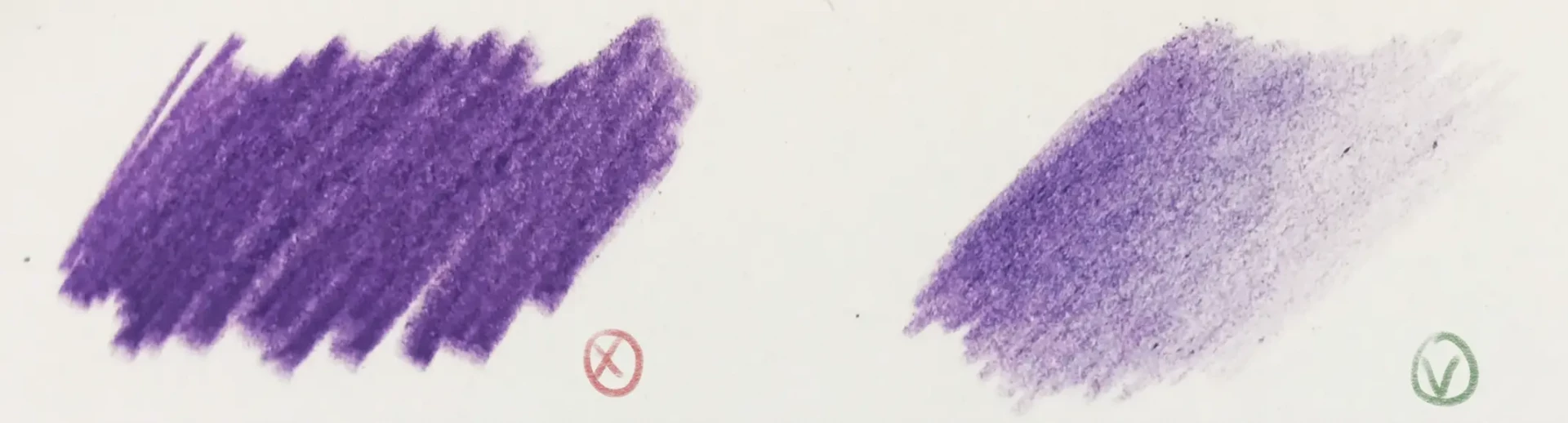 doser la pression pour faire un dessin réaliste aux crayons de couleur