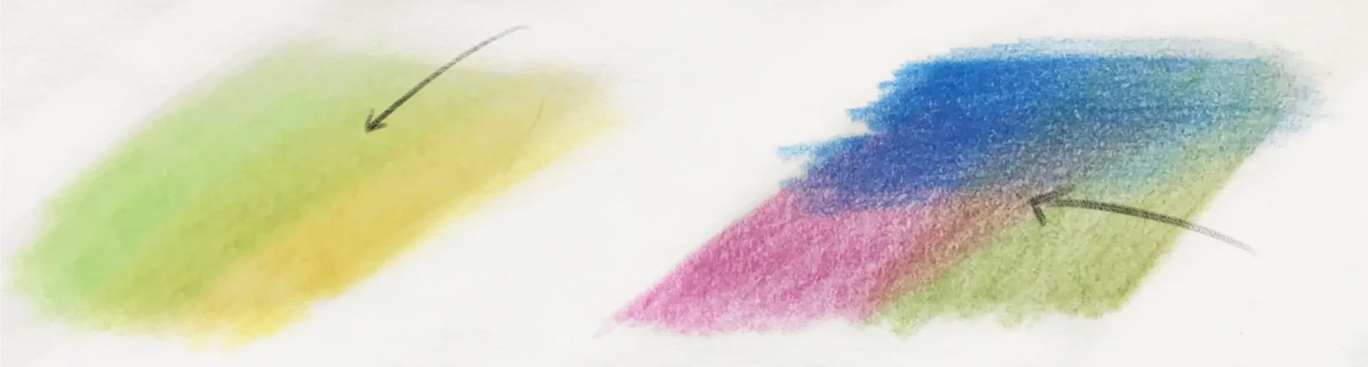 superposer les couleurs pour faire un dessin réaliste aux crayons de couleur