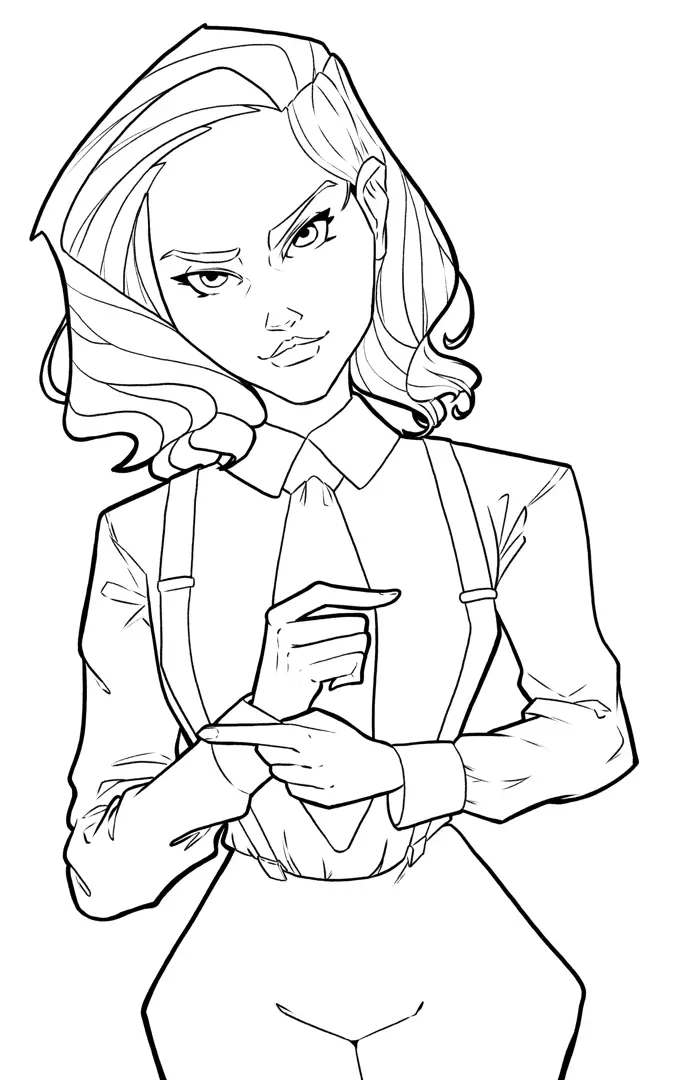 la hiérarchie des traits pour son dessin