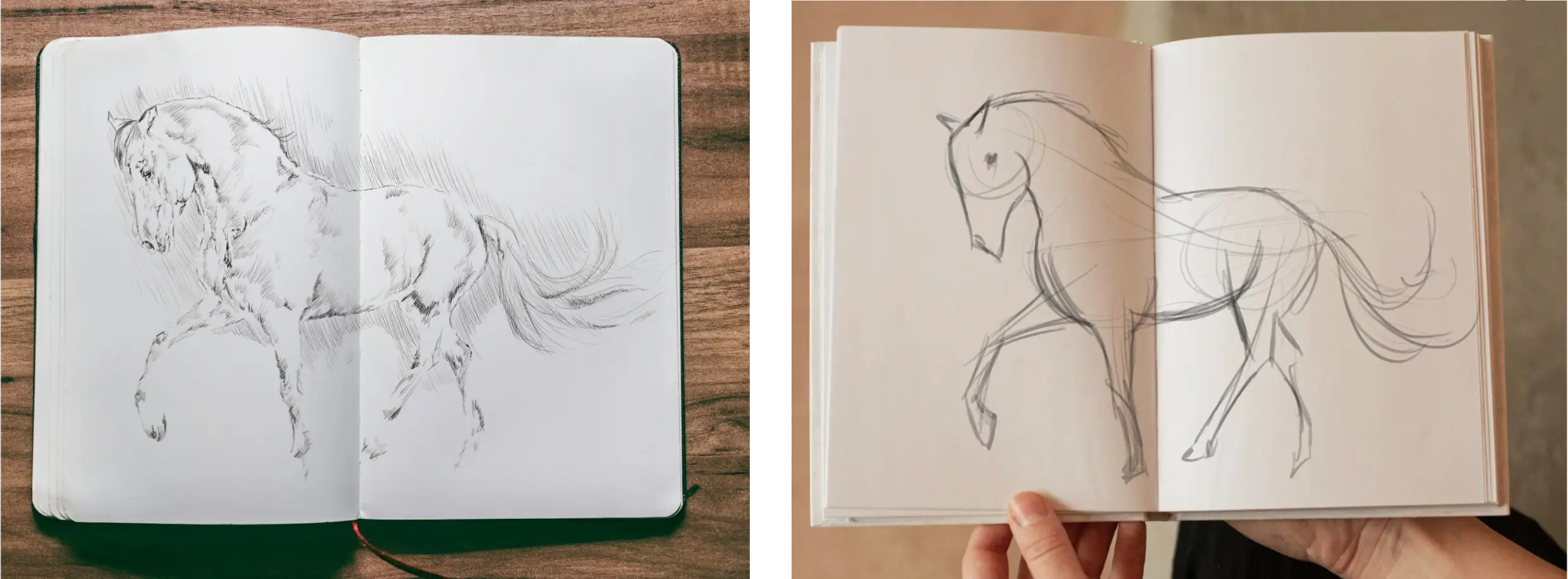 un carnet de croquis pour dessiner sur le vif