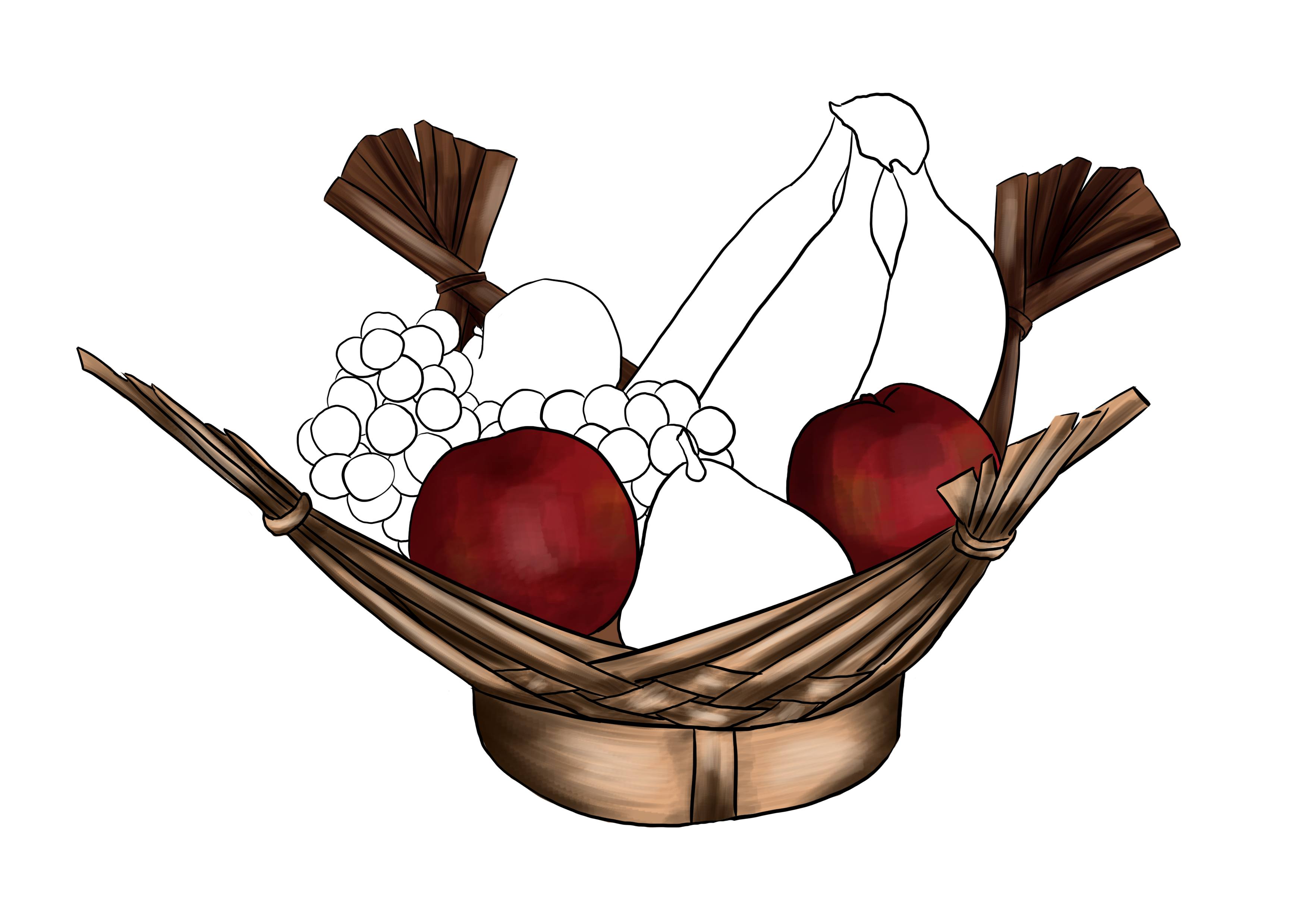 dessiner les ombres des pommes