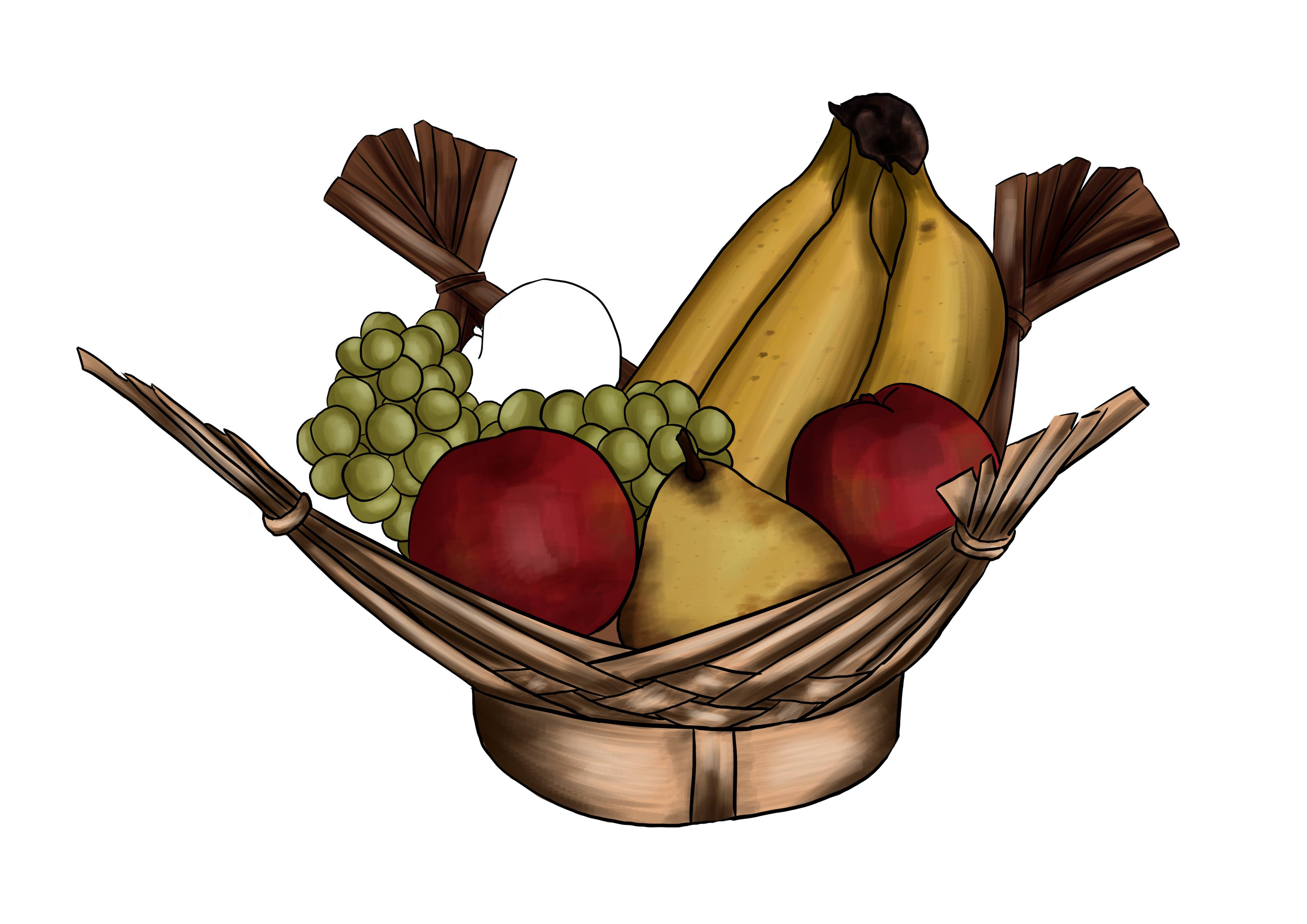 dessiner les ombres des raisins