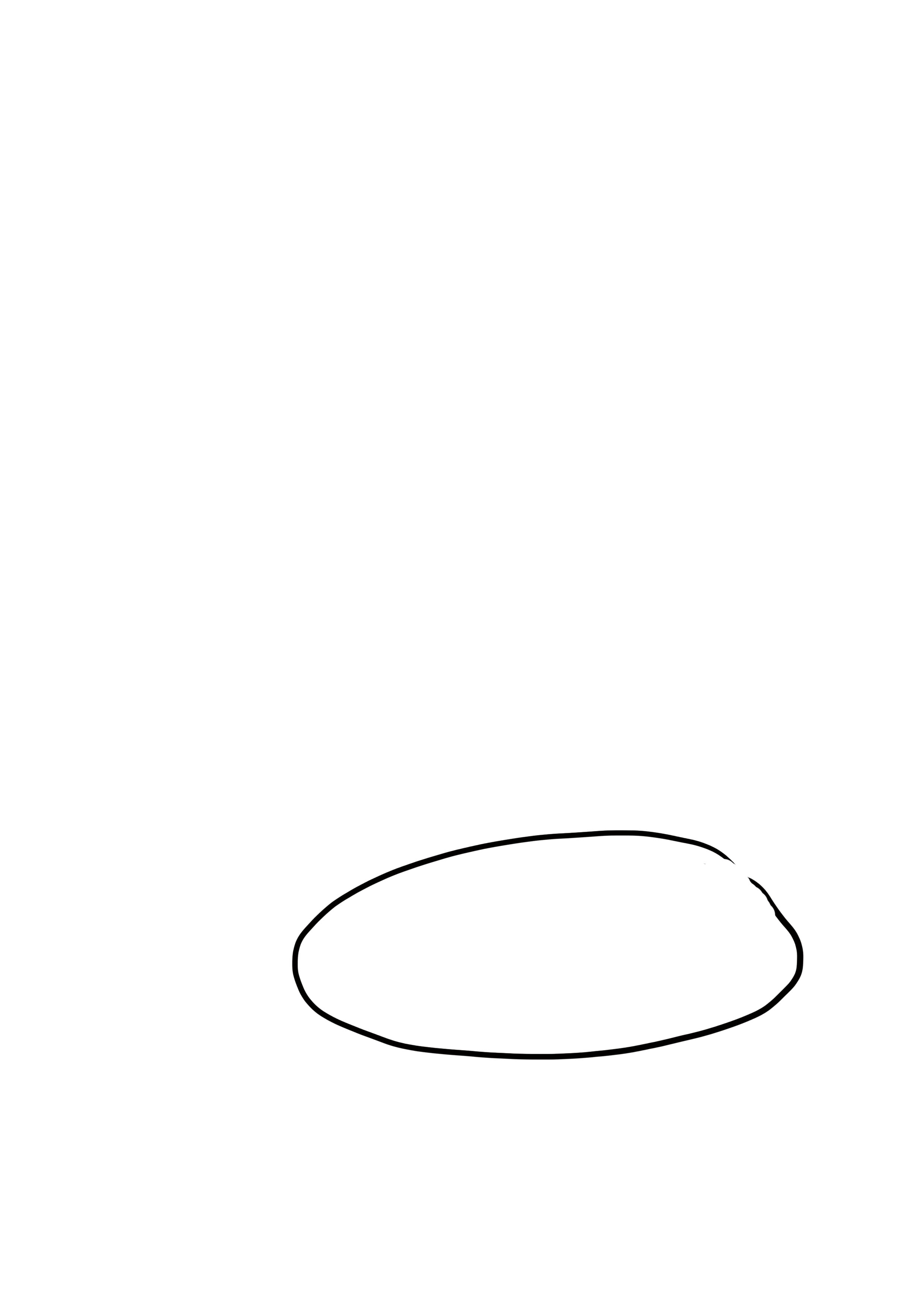 Dessin difficile : chaussure étape 1