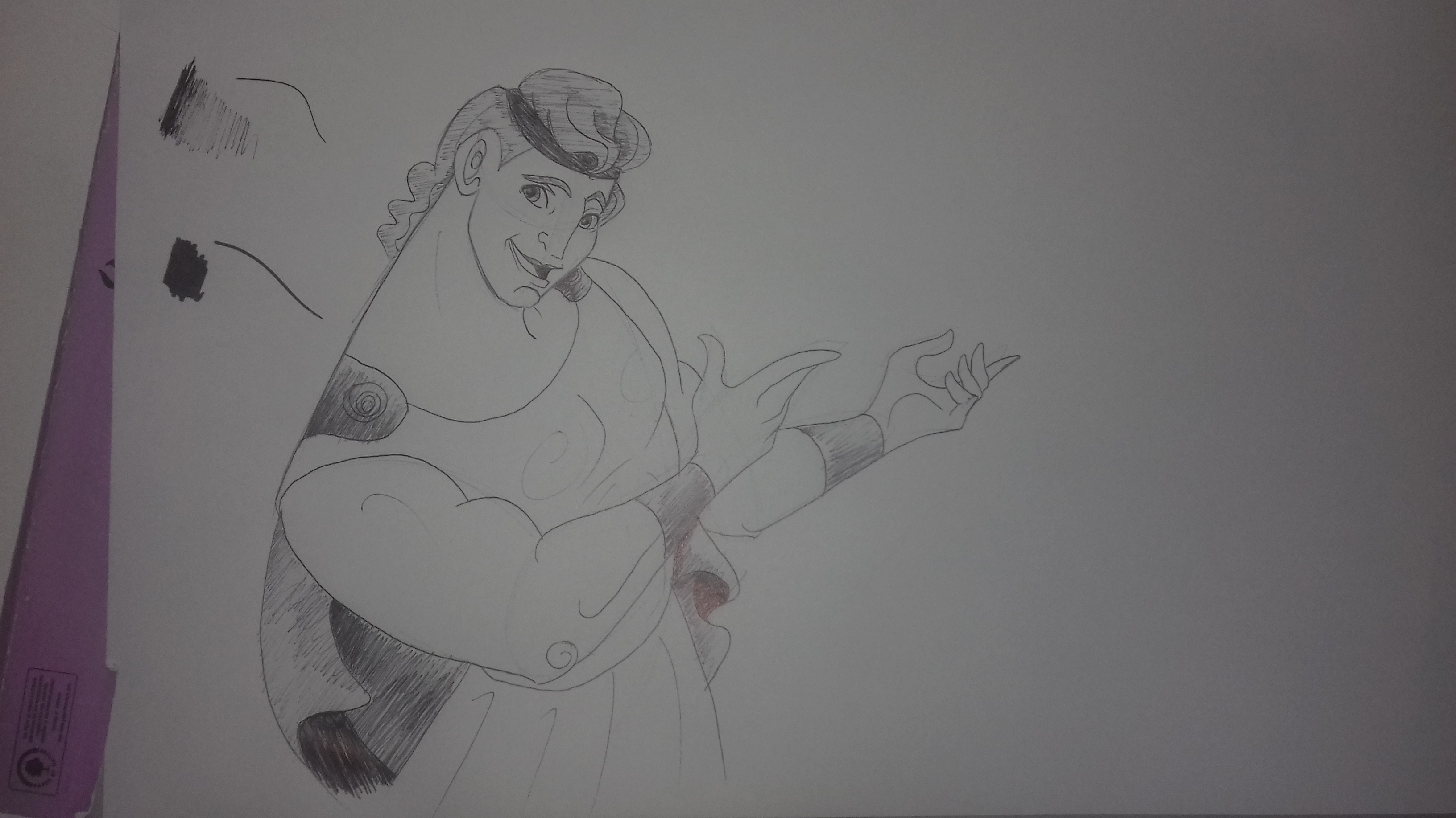 donner du relief au dessin au stylo bille