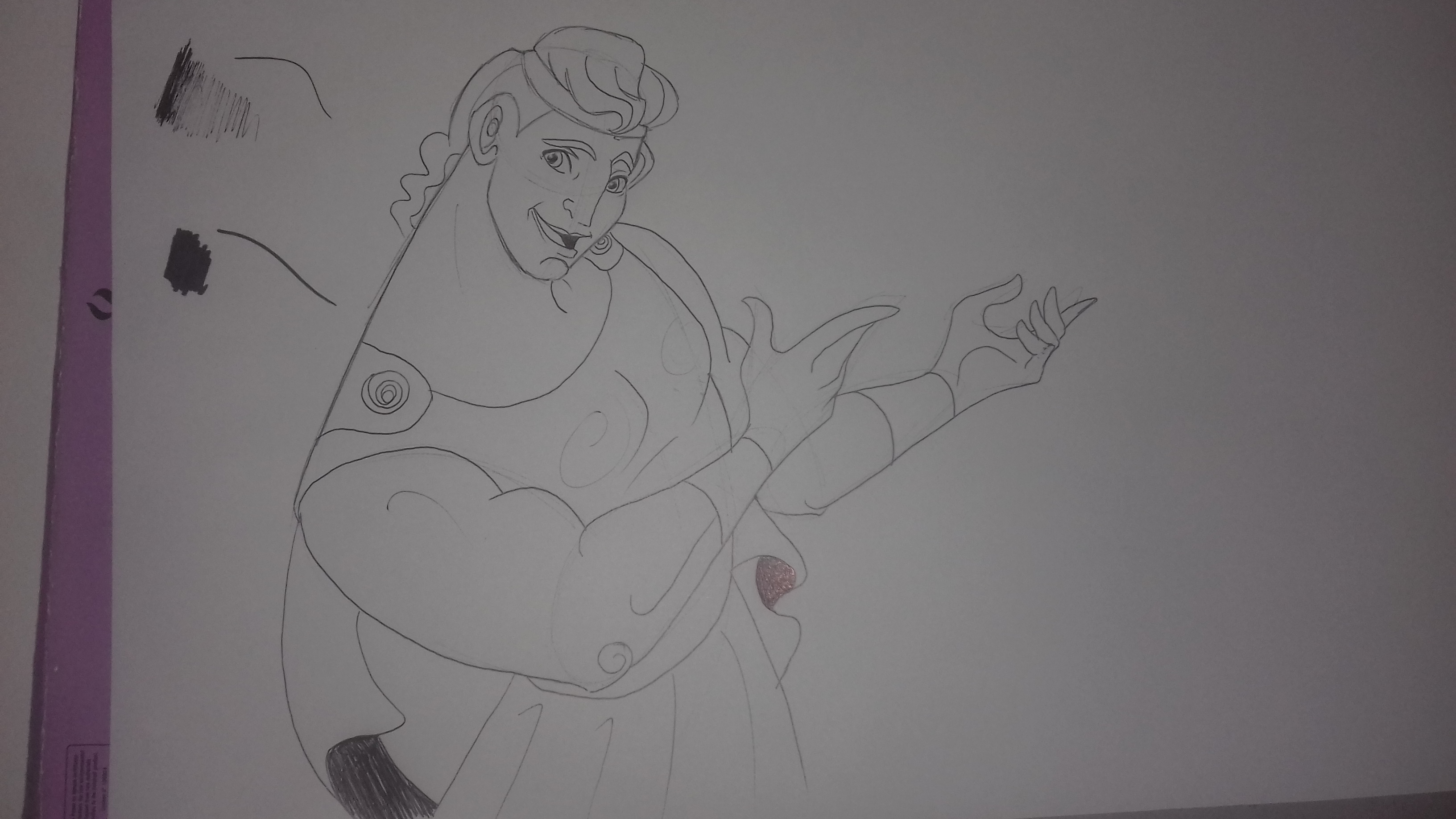 remplir les zones du dessin au stylo bille