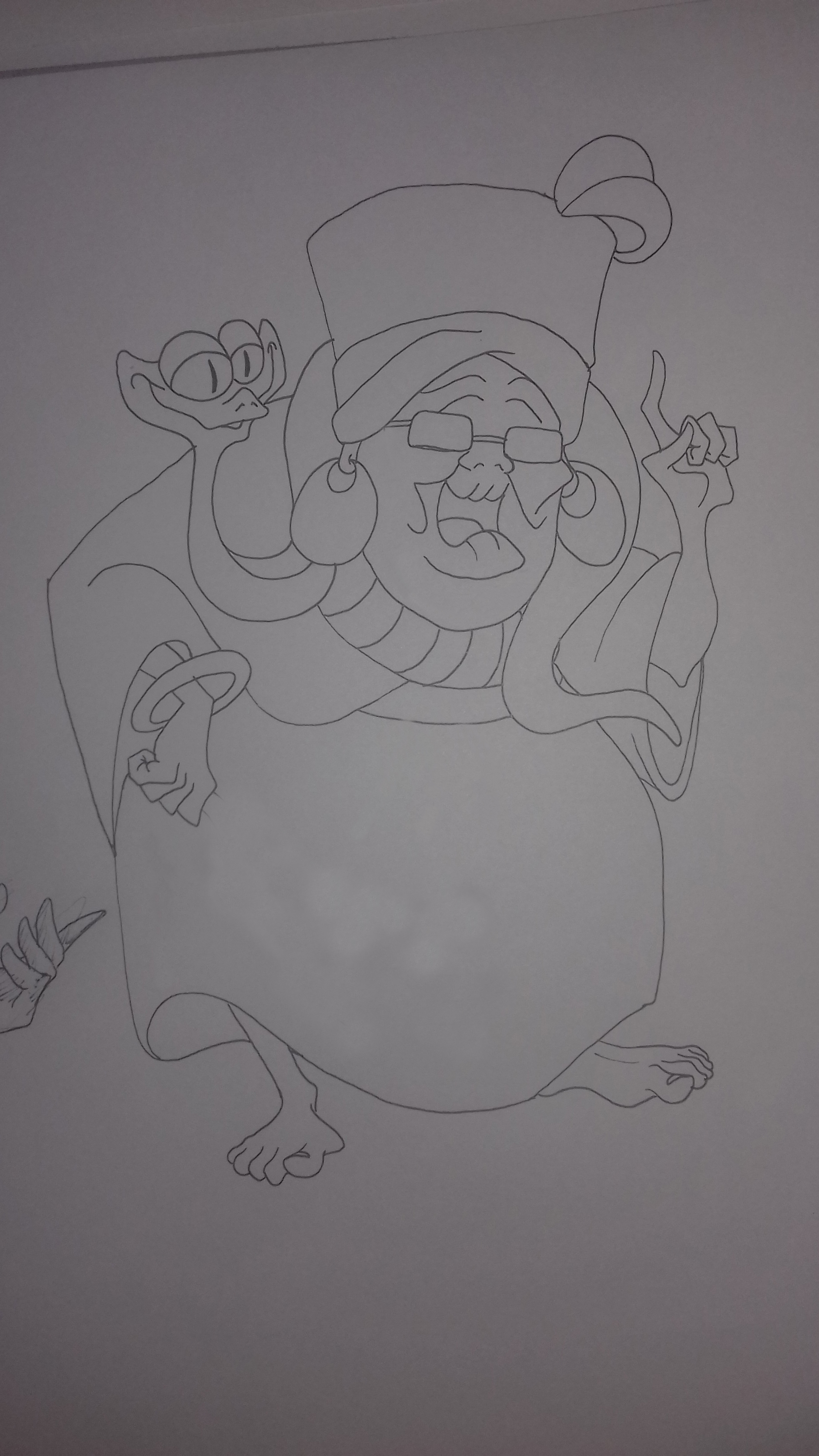 dessiner les traits principaux d’un personnage au stylo