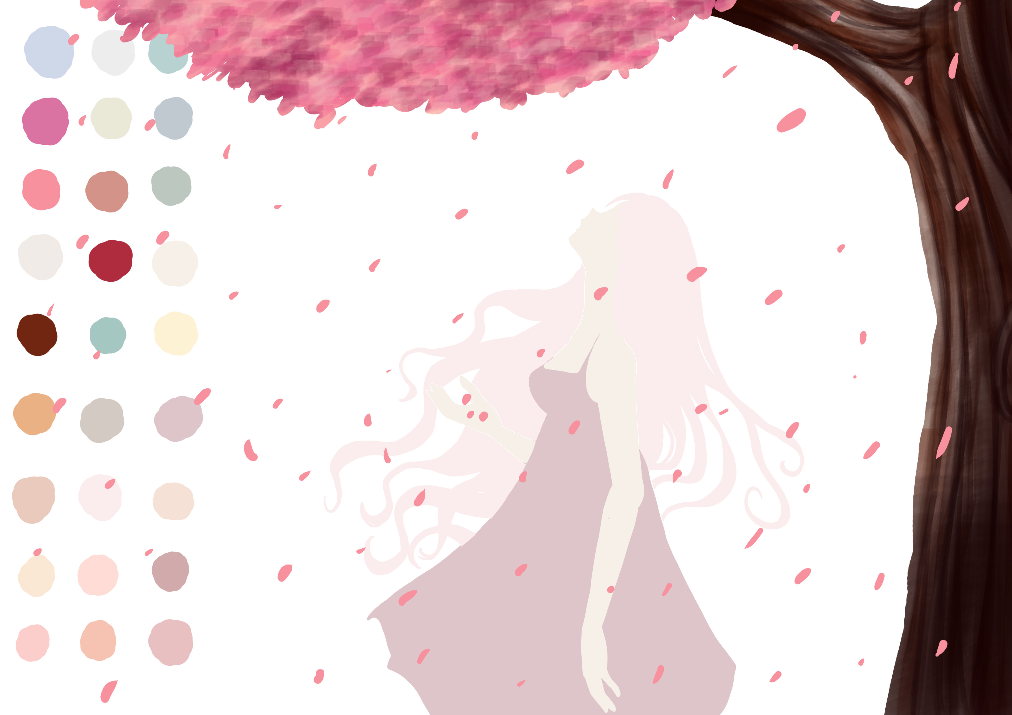 appliquer les teintes de couleur sombres au dessin triste 4