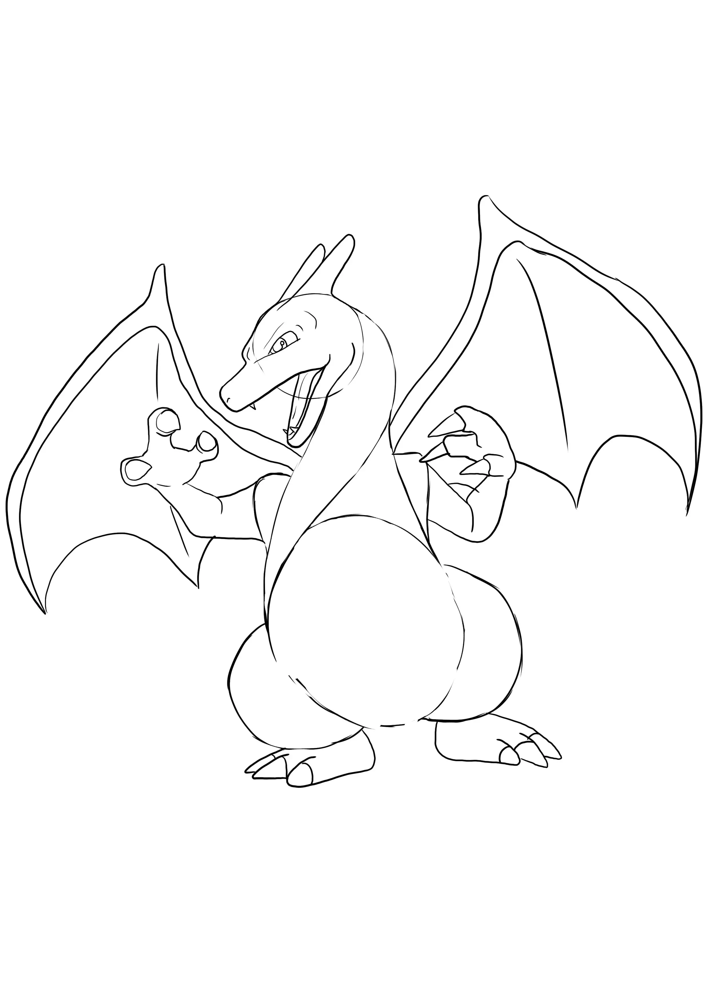 dessin des ailes de dracaufeu