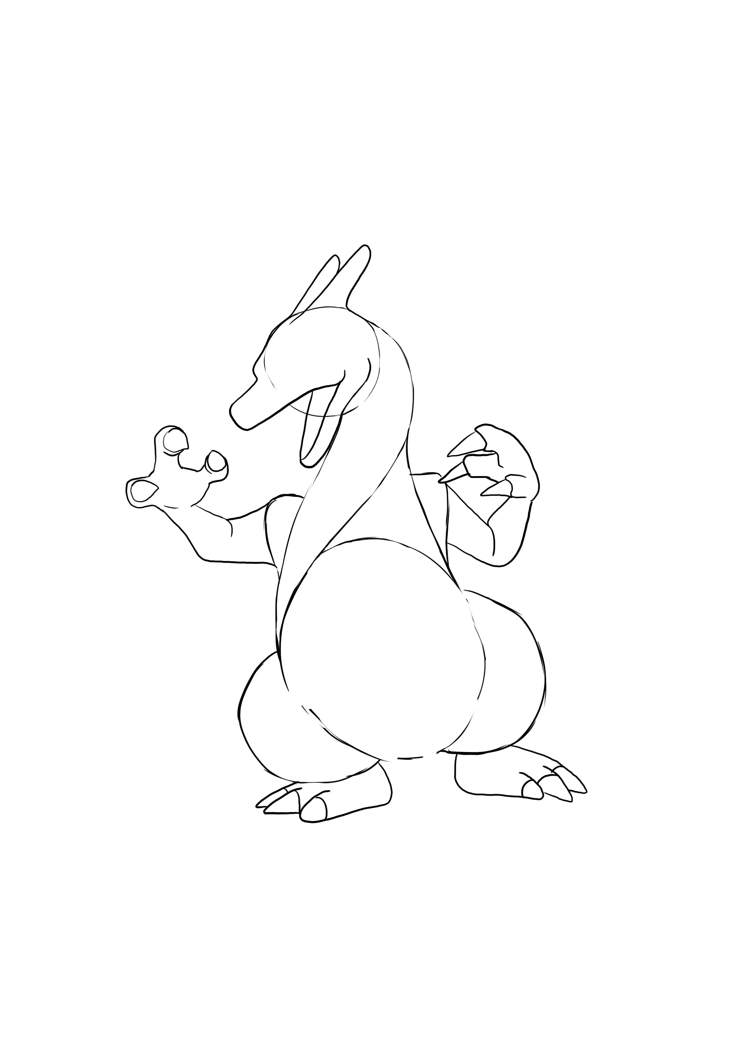 dessin des griffes de dracaufeu