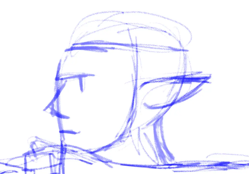 dessiner l’expression du visage d’un elfe