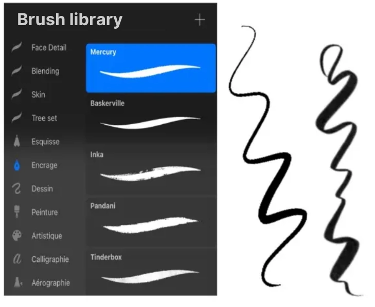 drawing with digital inking