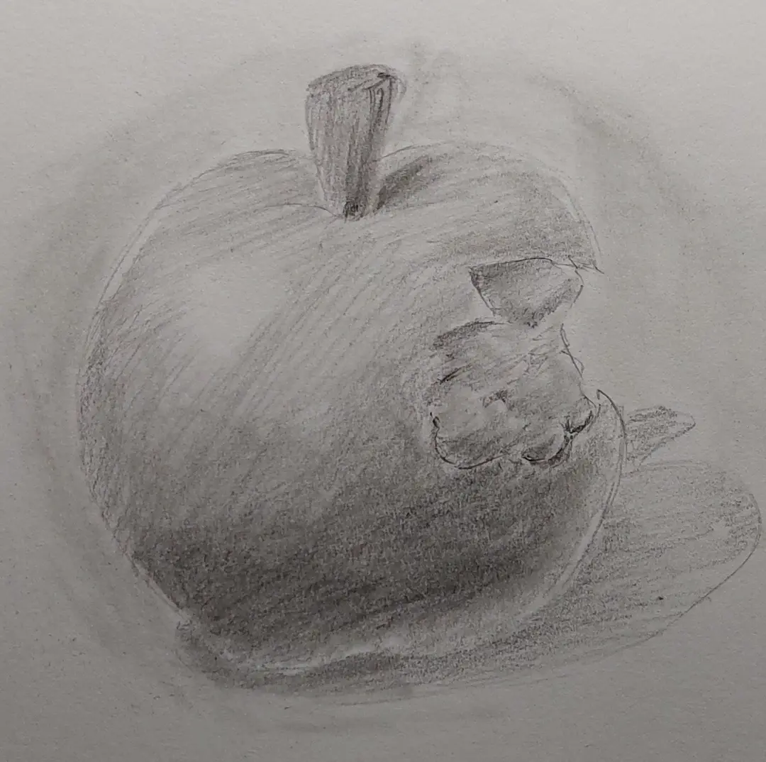 dessiner un fond gris avec la technique de l’estompage