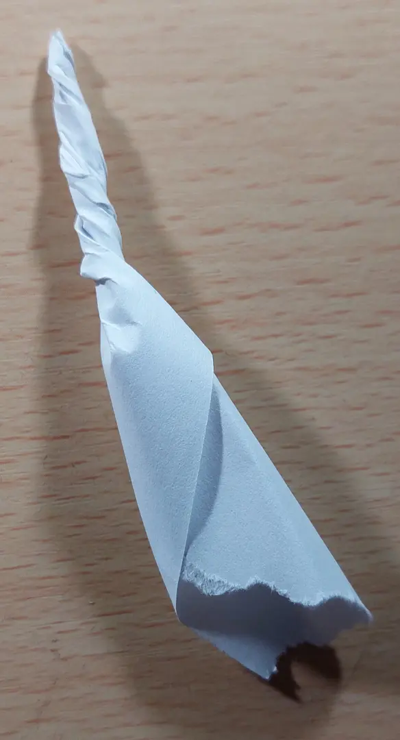 photo d’un tortillon pour dessiner avec la technique de l’estompage