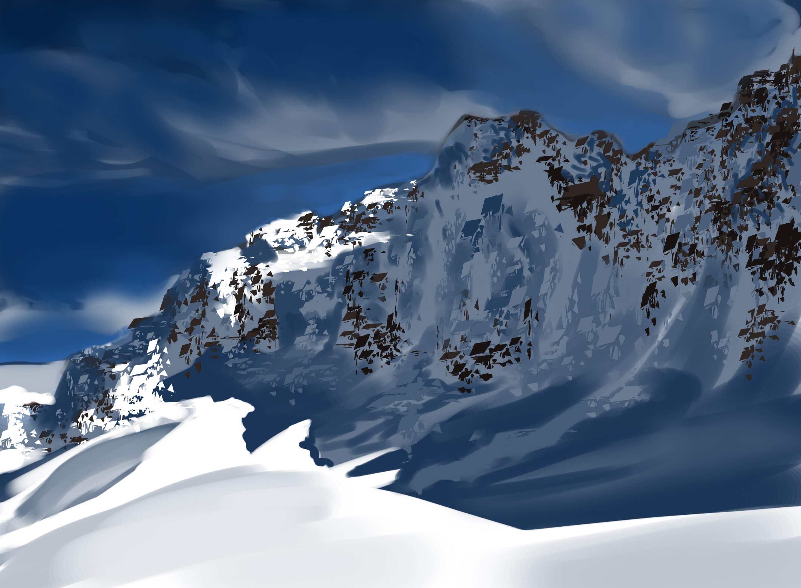 Réaliser un croquis fidèle d'une montagne