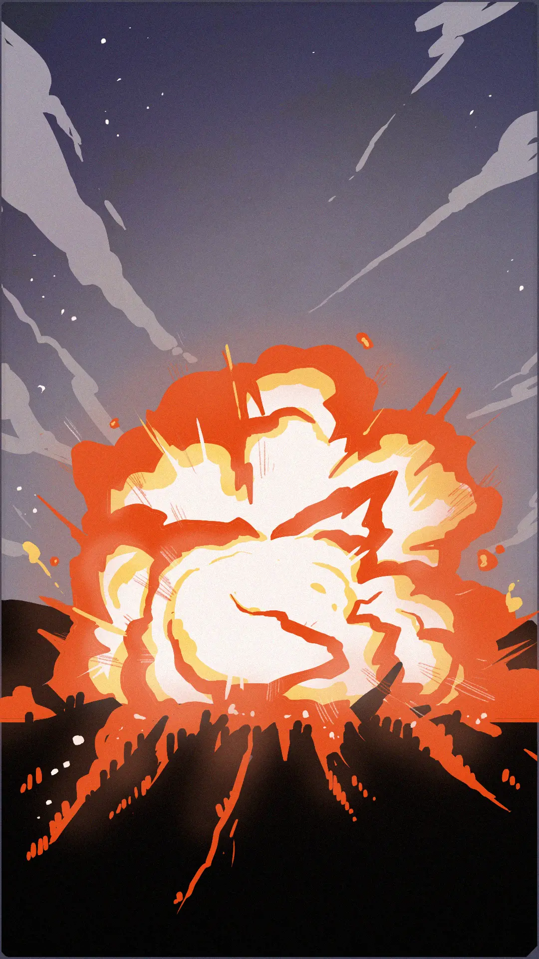 dessin d'une explosion