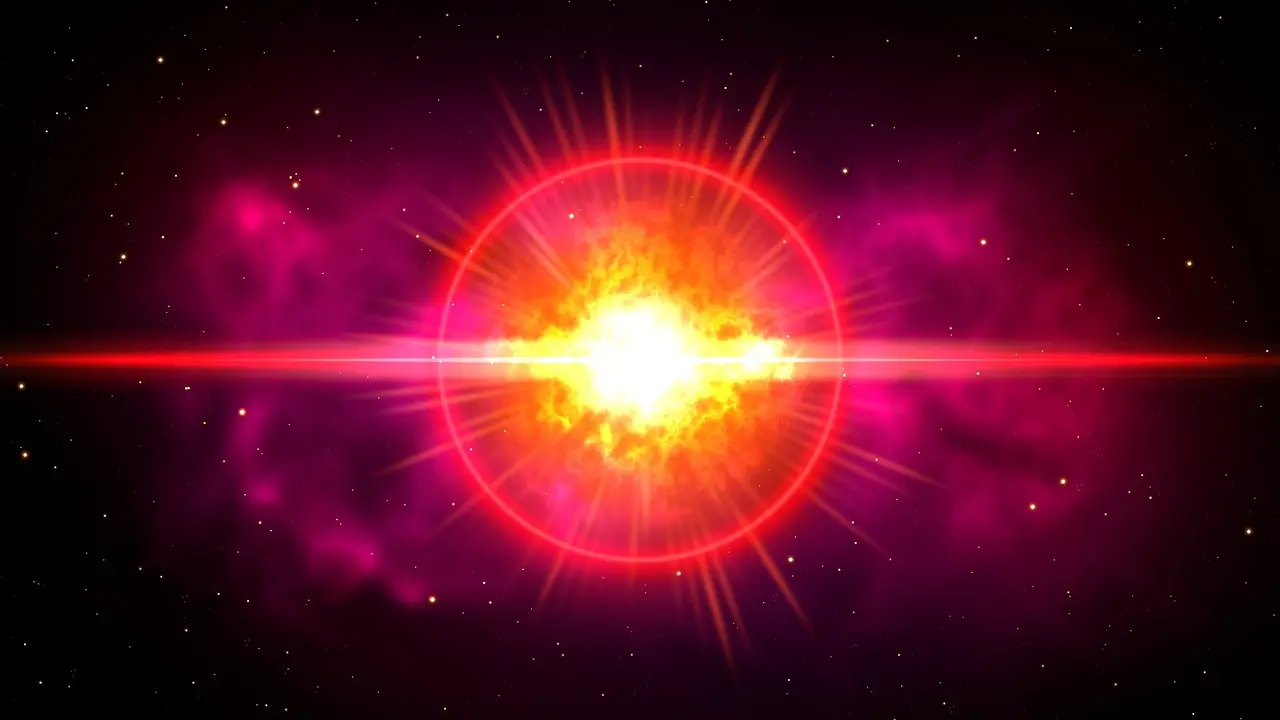 image d’une explosion stellaire