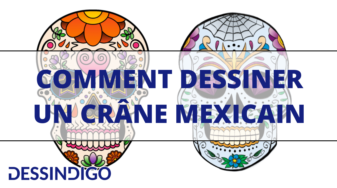 Dessiner un crâne mexicain