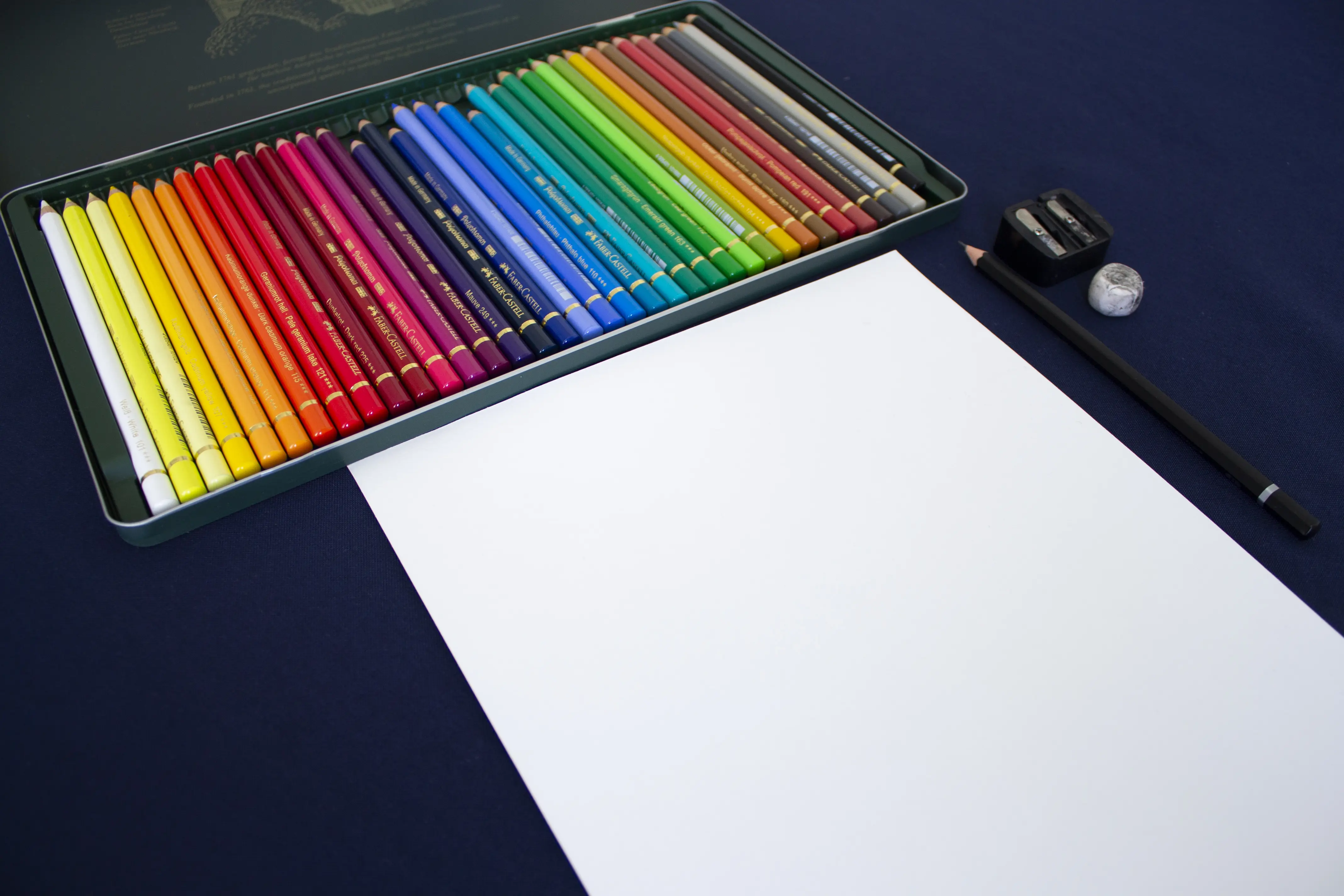 le matériel pour dessiner du feu