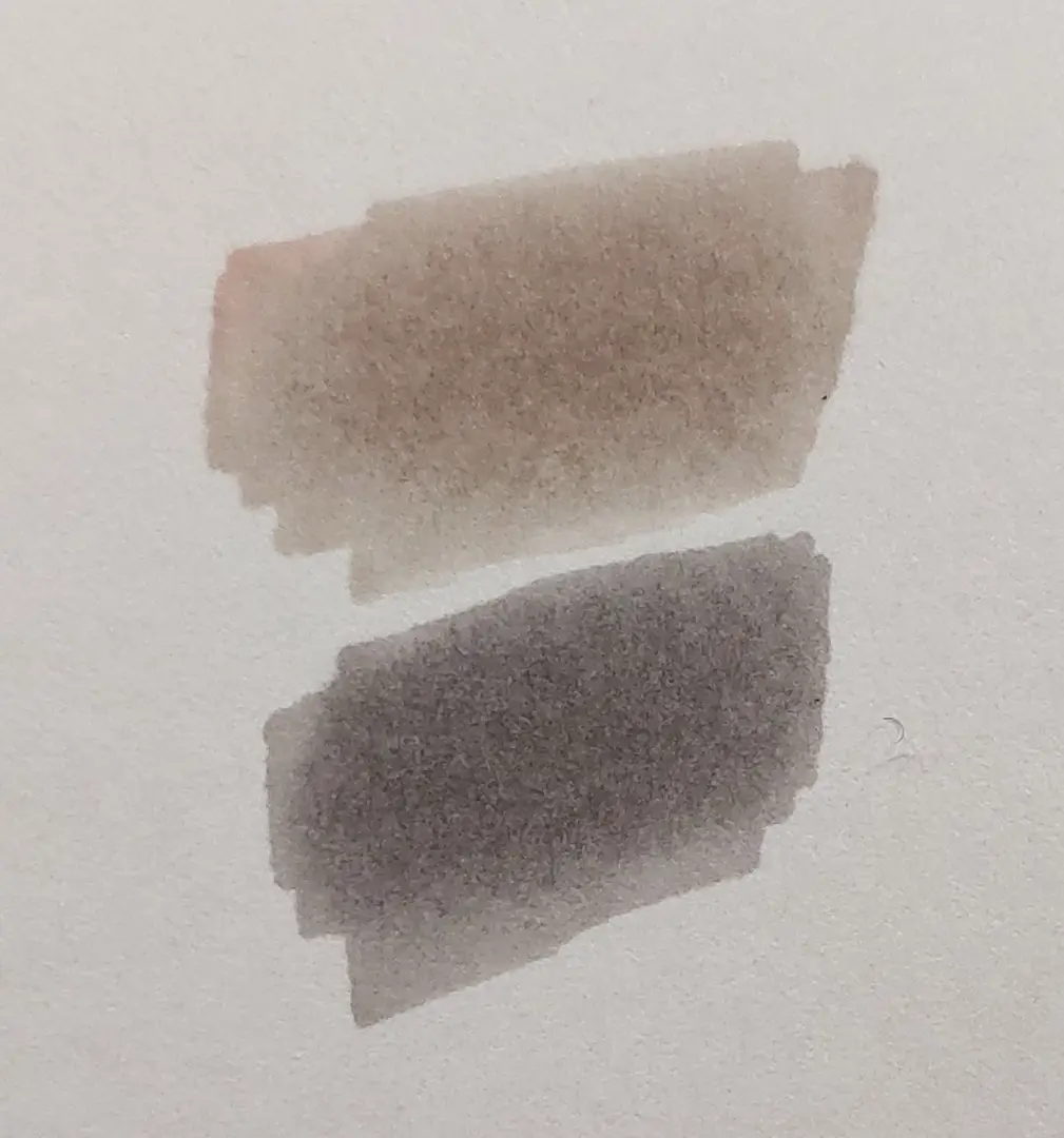 colores oscuros con rotuladores de alcohol