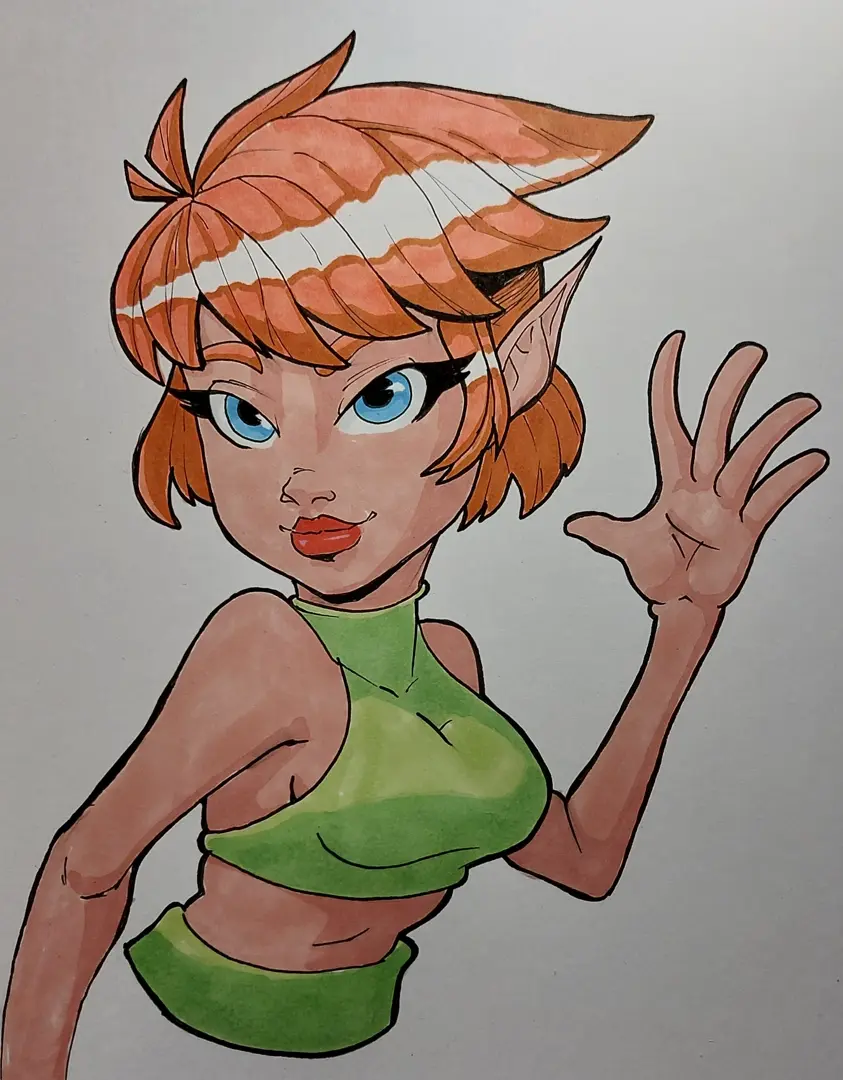 dibujar medios tonos con rotuladores de alcohol