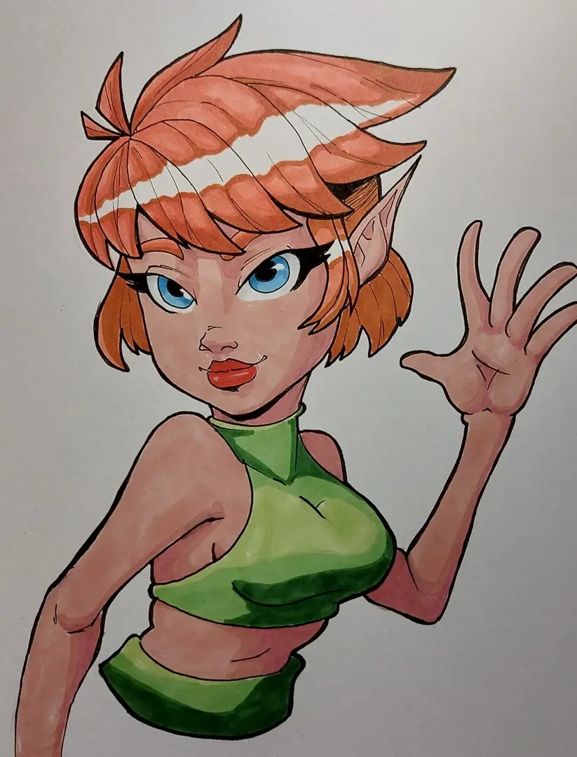 dibujar sombras con rotuladores de alcohol