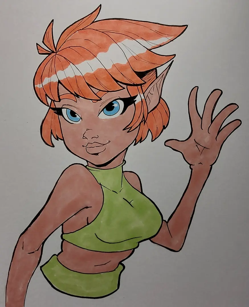 dibujar sombras con rotuladores de alcohol