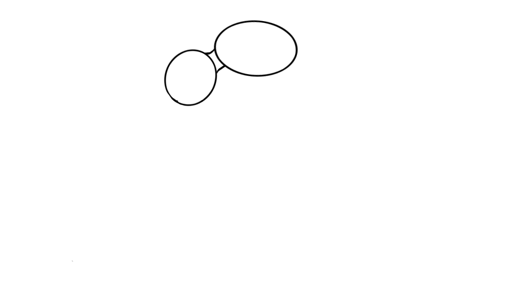 croquis d’une tête de fourmi