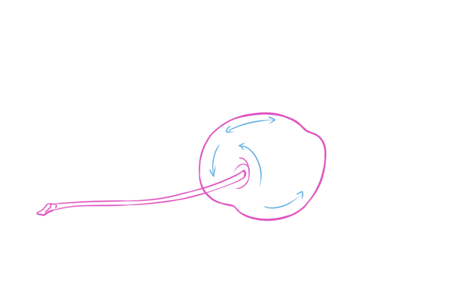 flèches indicatrices de reflets