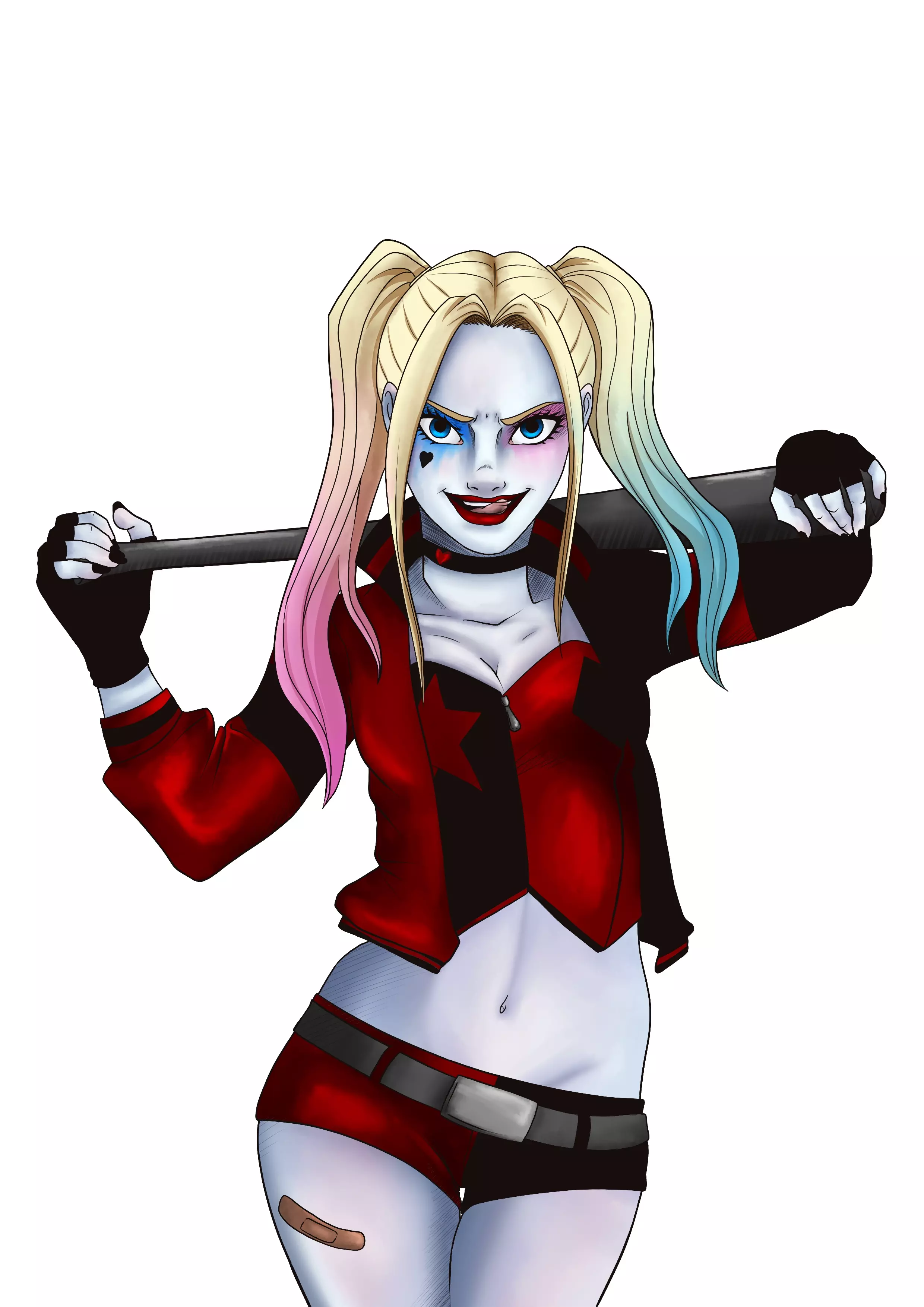 dessin d’harley quinn