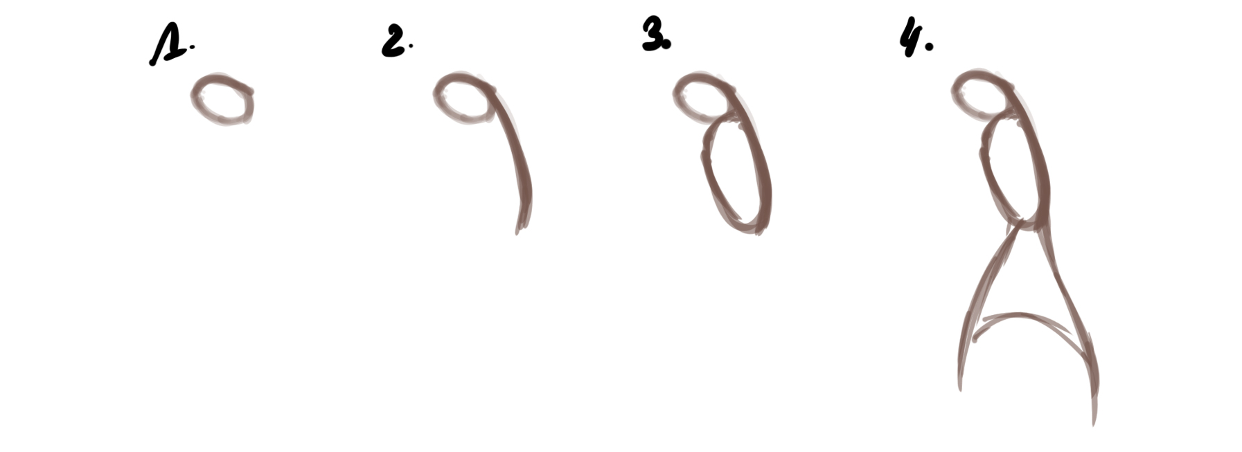 dessiner une hirondelle étape 1