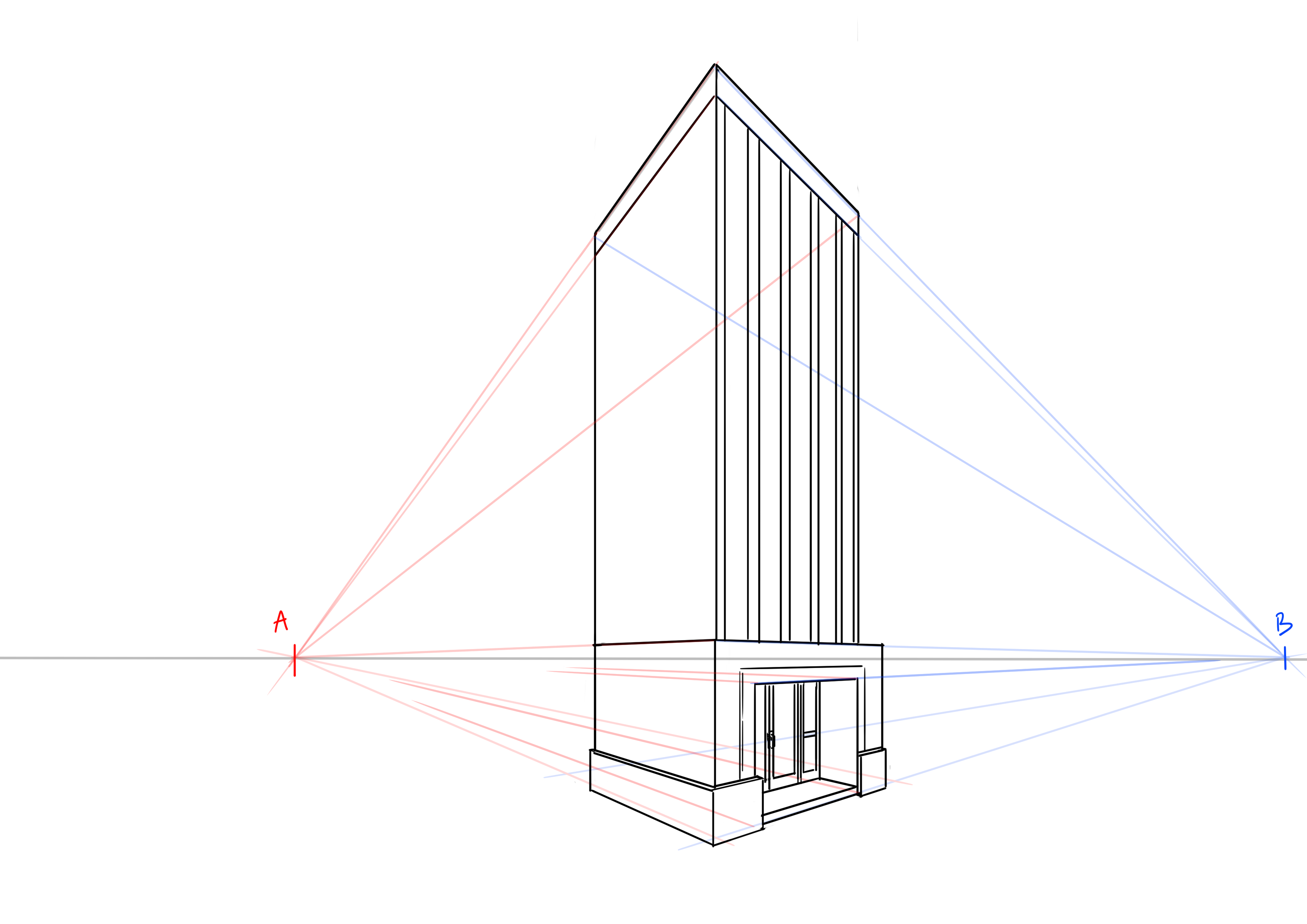 dessiner les fenêtres de l’immeuble