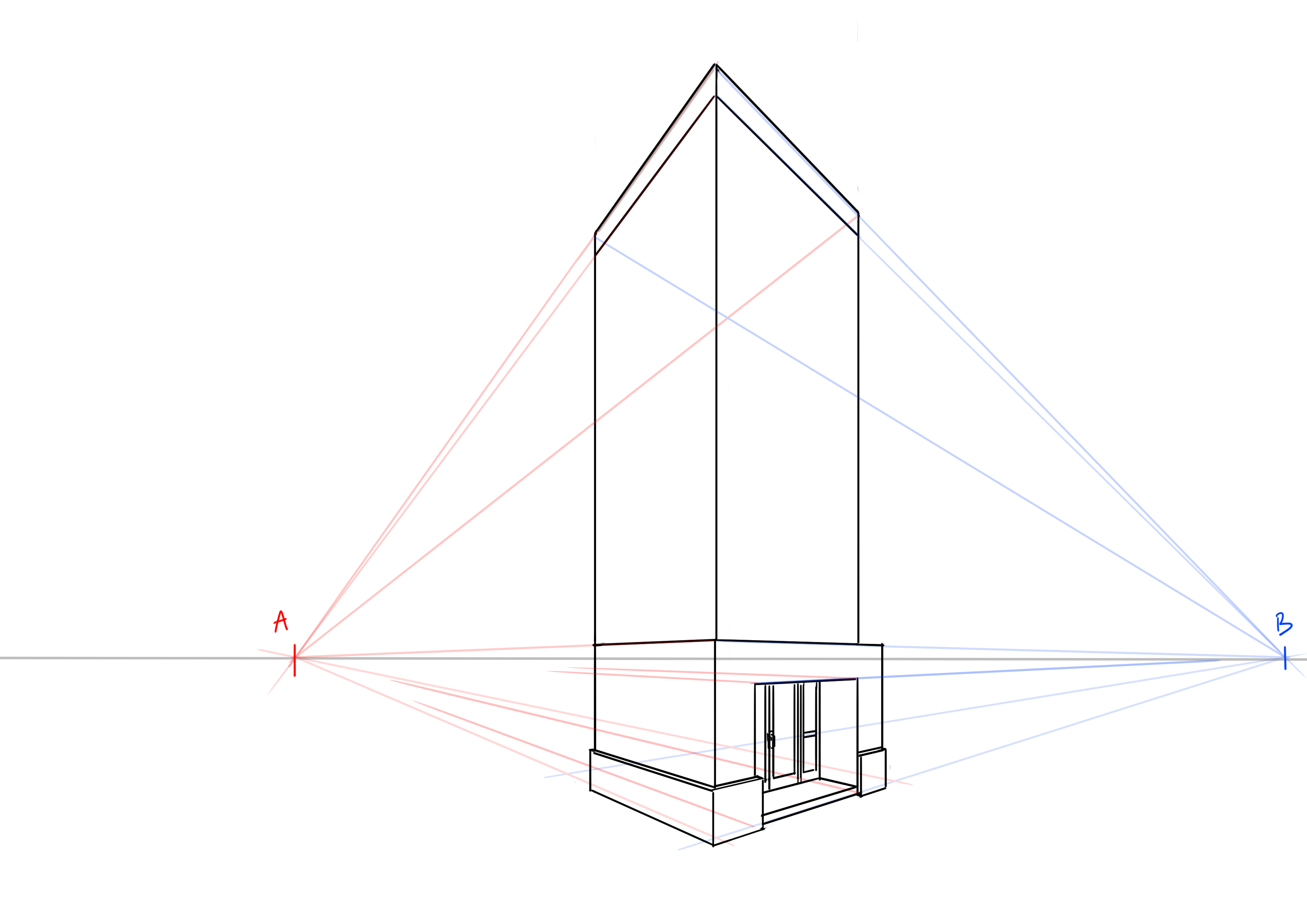 dessiner la porte de l’immeuble 4