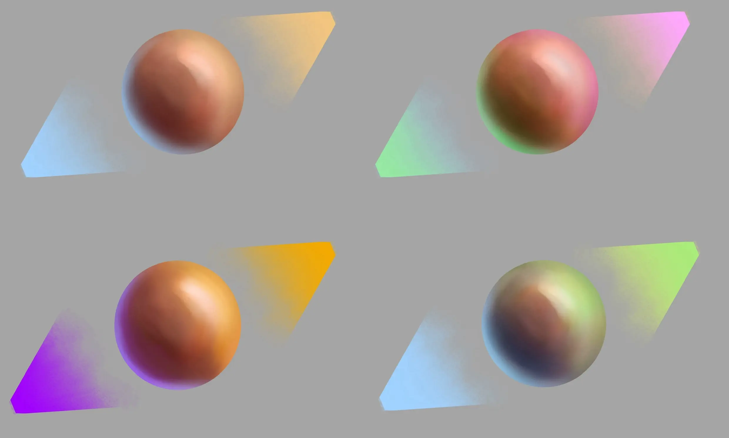 les différentes sources de lumière