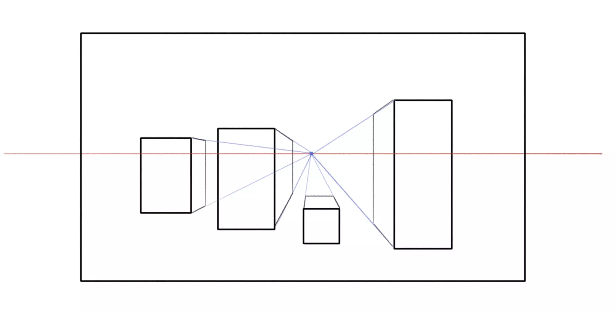 dibujar edificios en una línea del horizonte