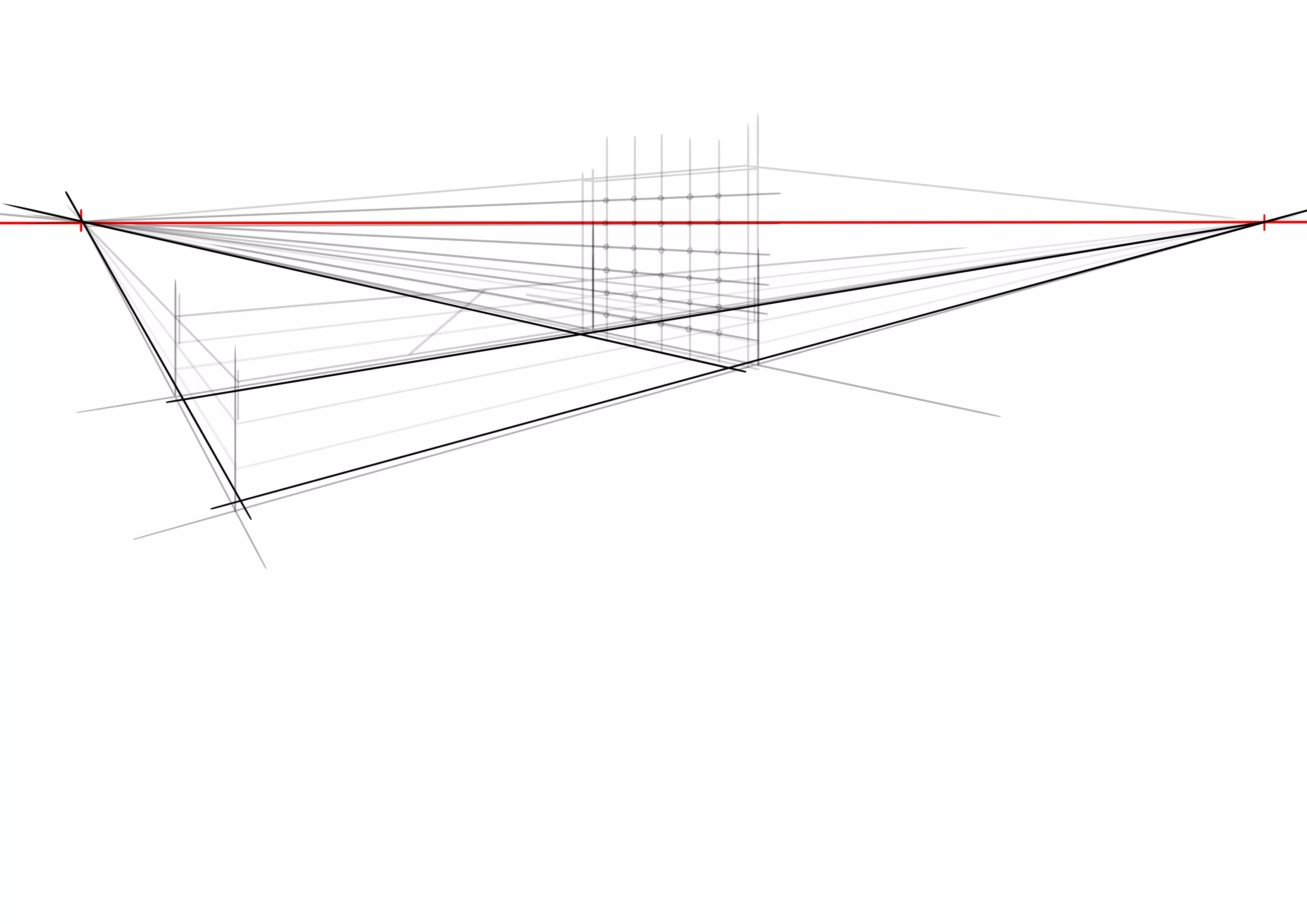 croquis des pieds du lit
