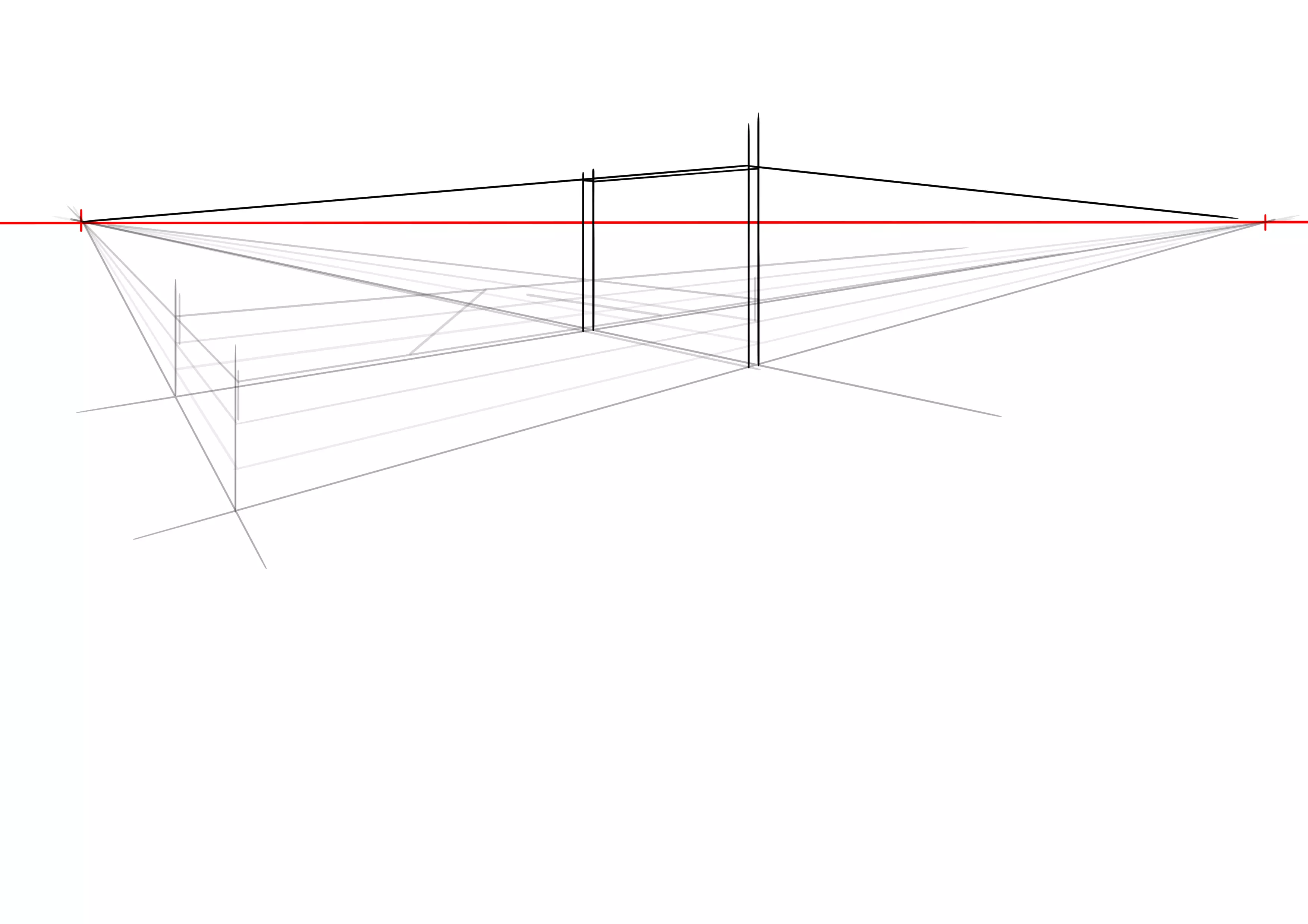 croquis de la tête de lit