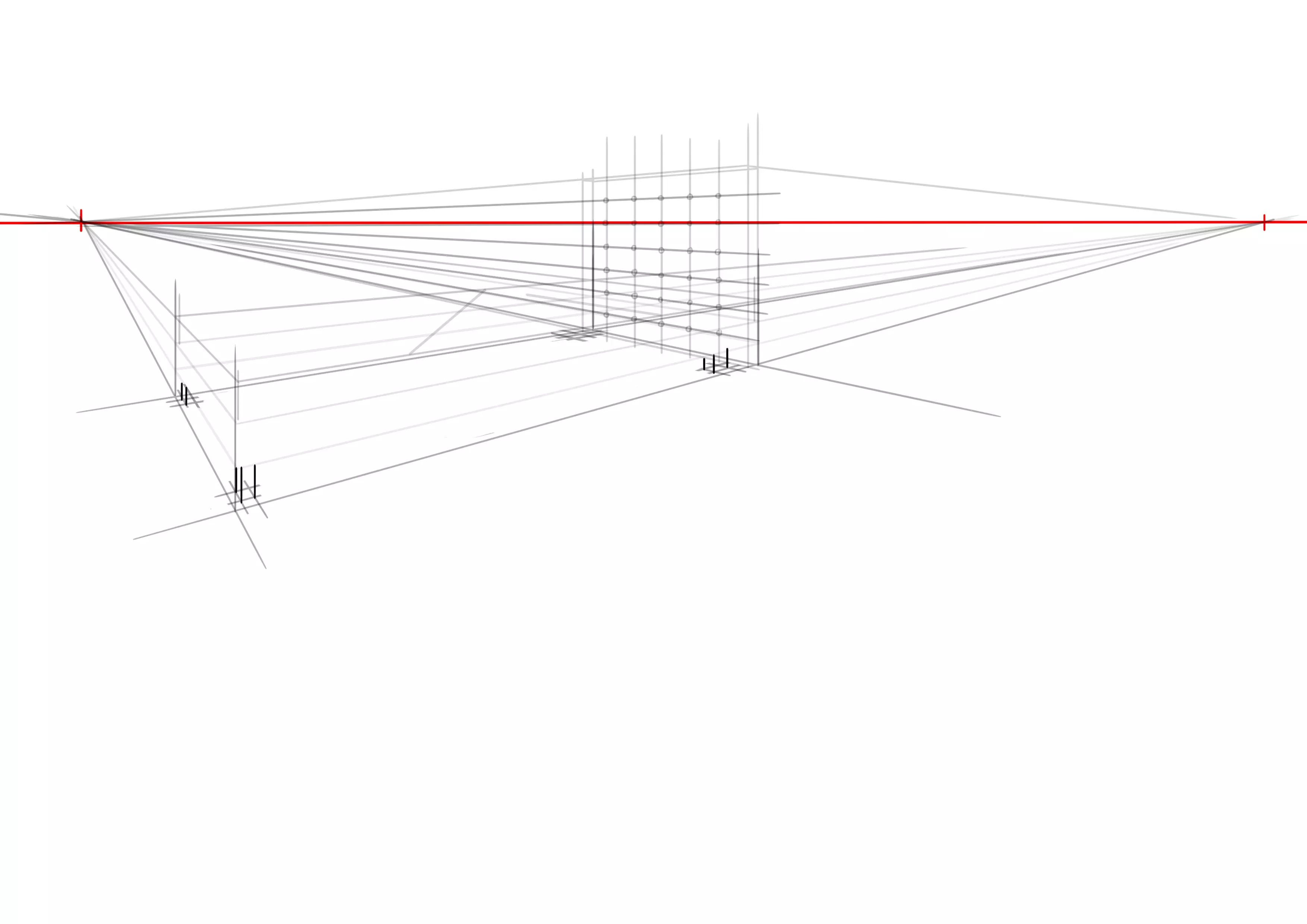 suite du croquis des pieds de lit