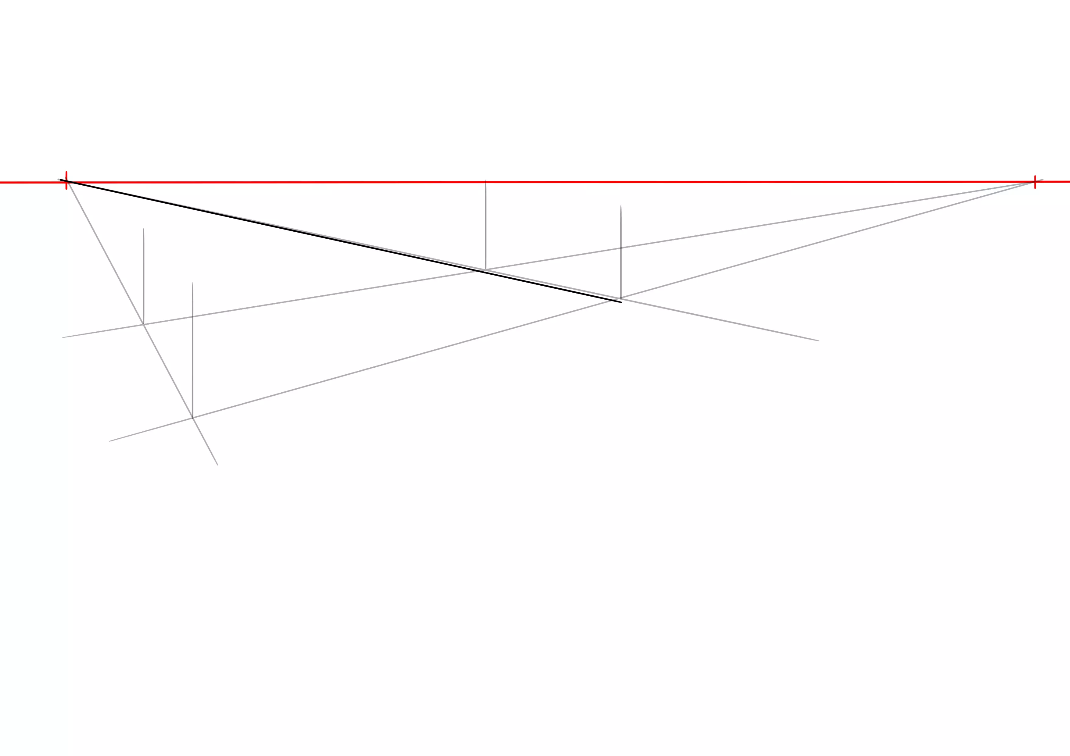 suite du croquis de la zone de la tête de lit