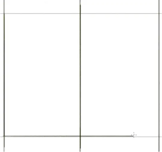 dessiner la base d’un livre ouvert