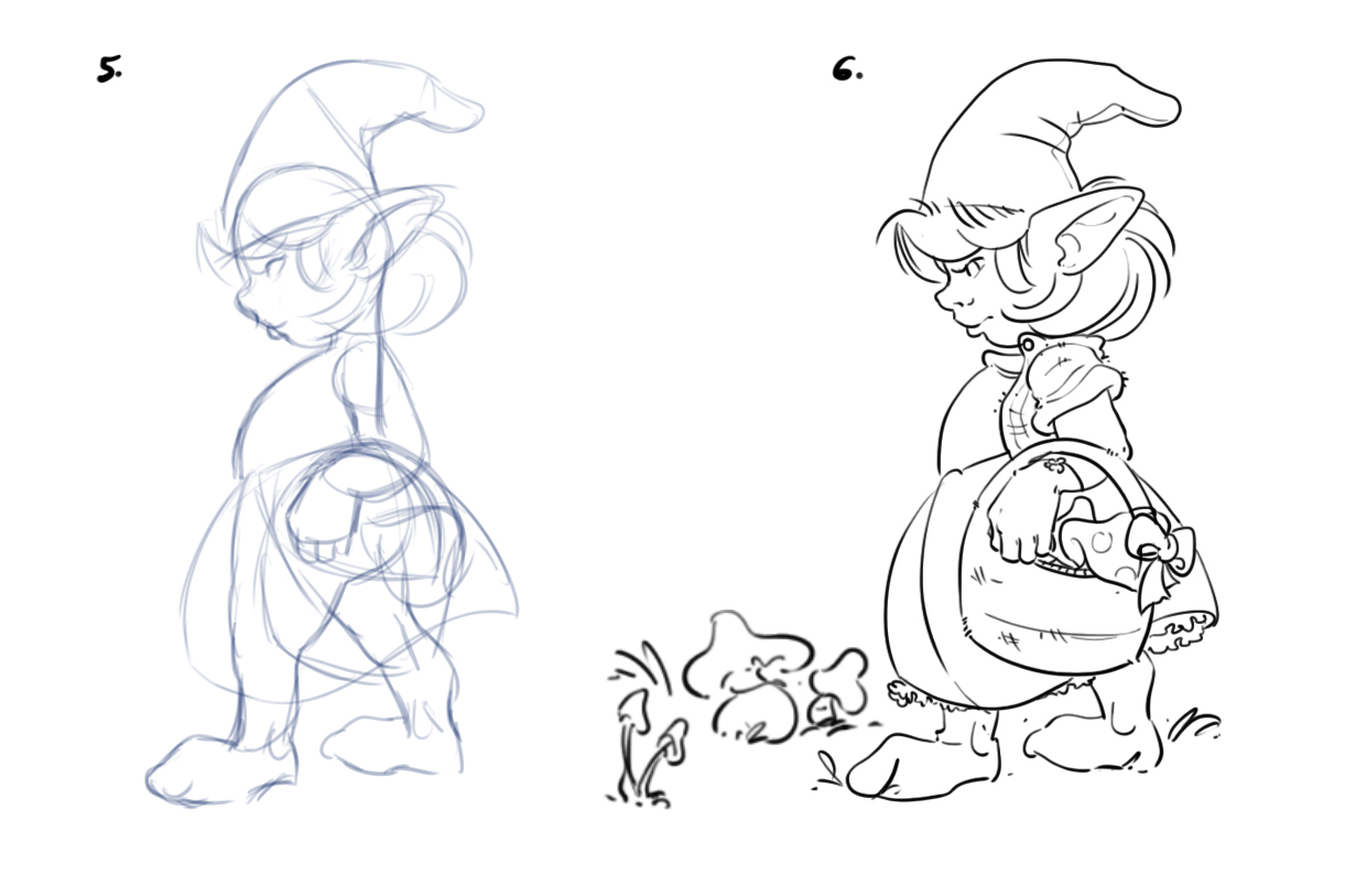 dessiner un lutin étape 2