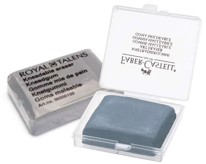 choisir sa gomme mie de pain pour débuter le dessin au crayon