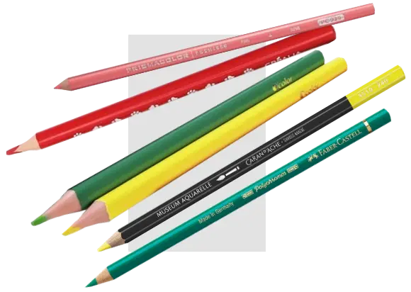les crayons de couleurs le kit du débutant en dessin