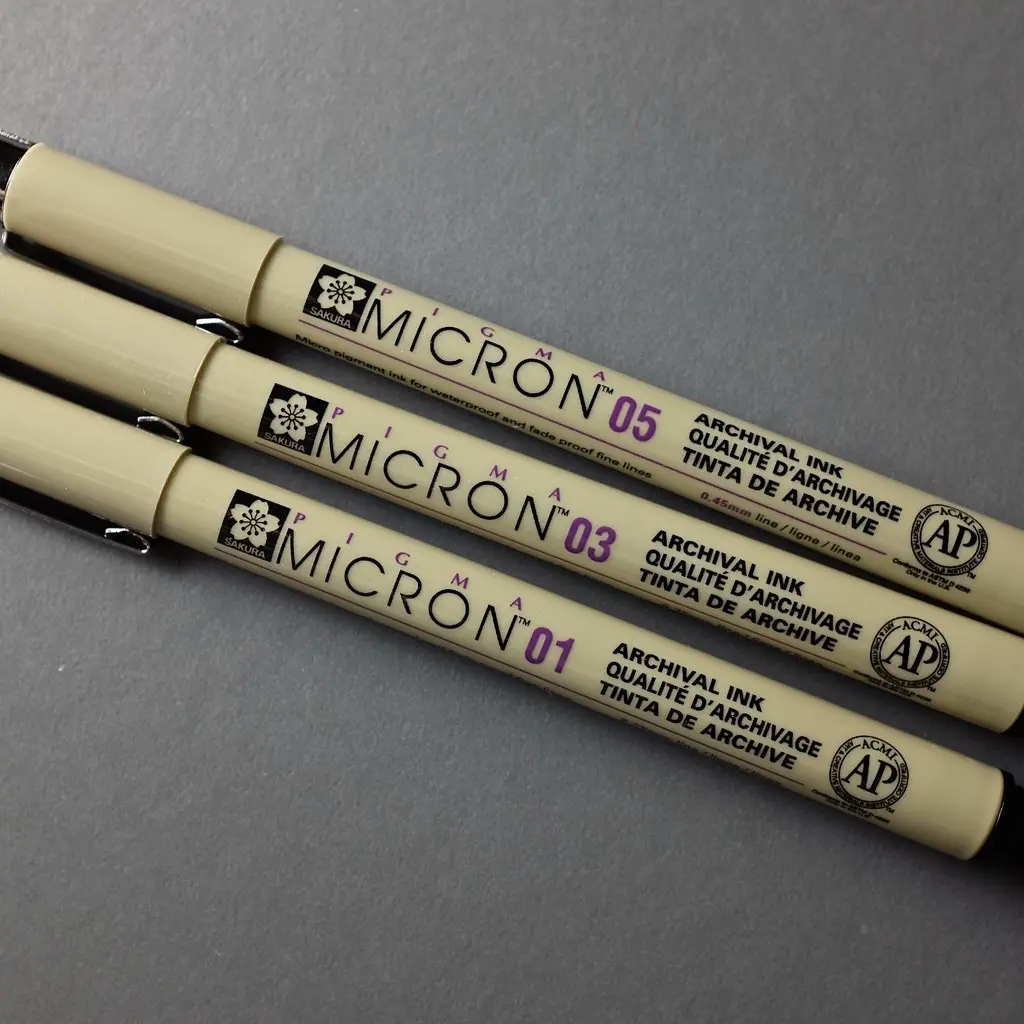 les liners pour le matériel du dessin manga