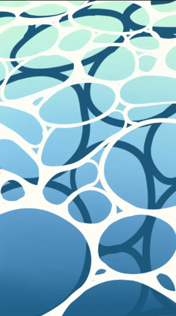 dessiner la texture de la mer