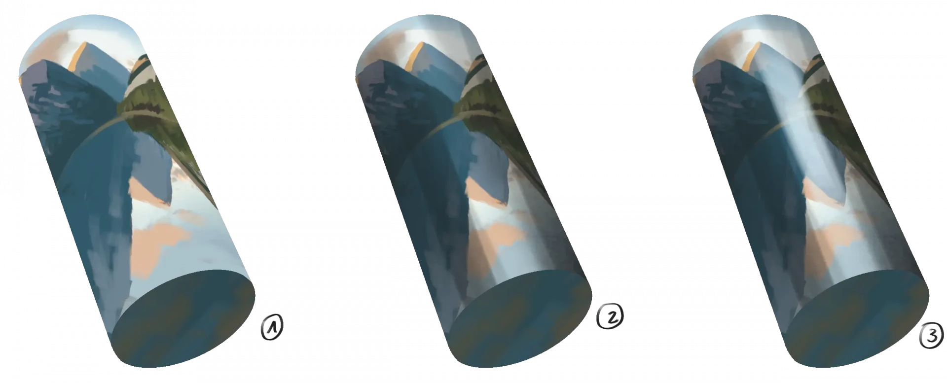 dessiner la base d’un métal poli