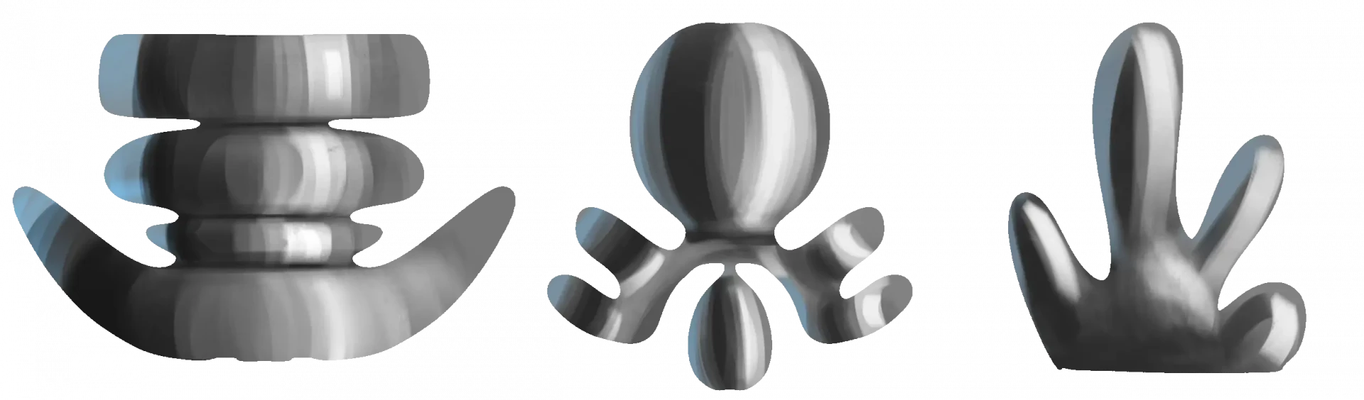 dessiner les volumes du métal