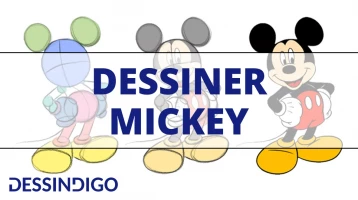 Apprendre à dessiner Mickey
