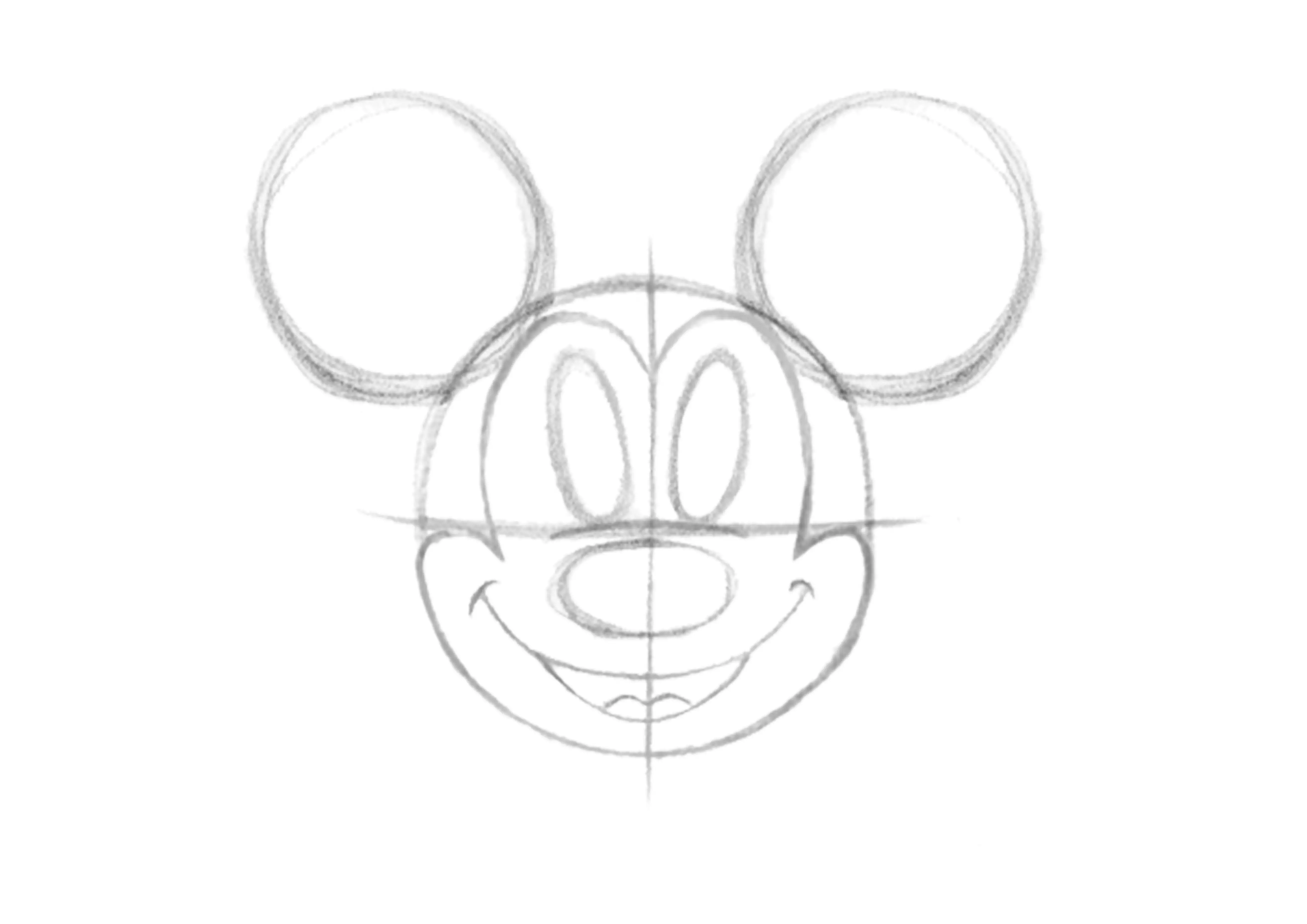 dessin de la bouche de mickey