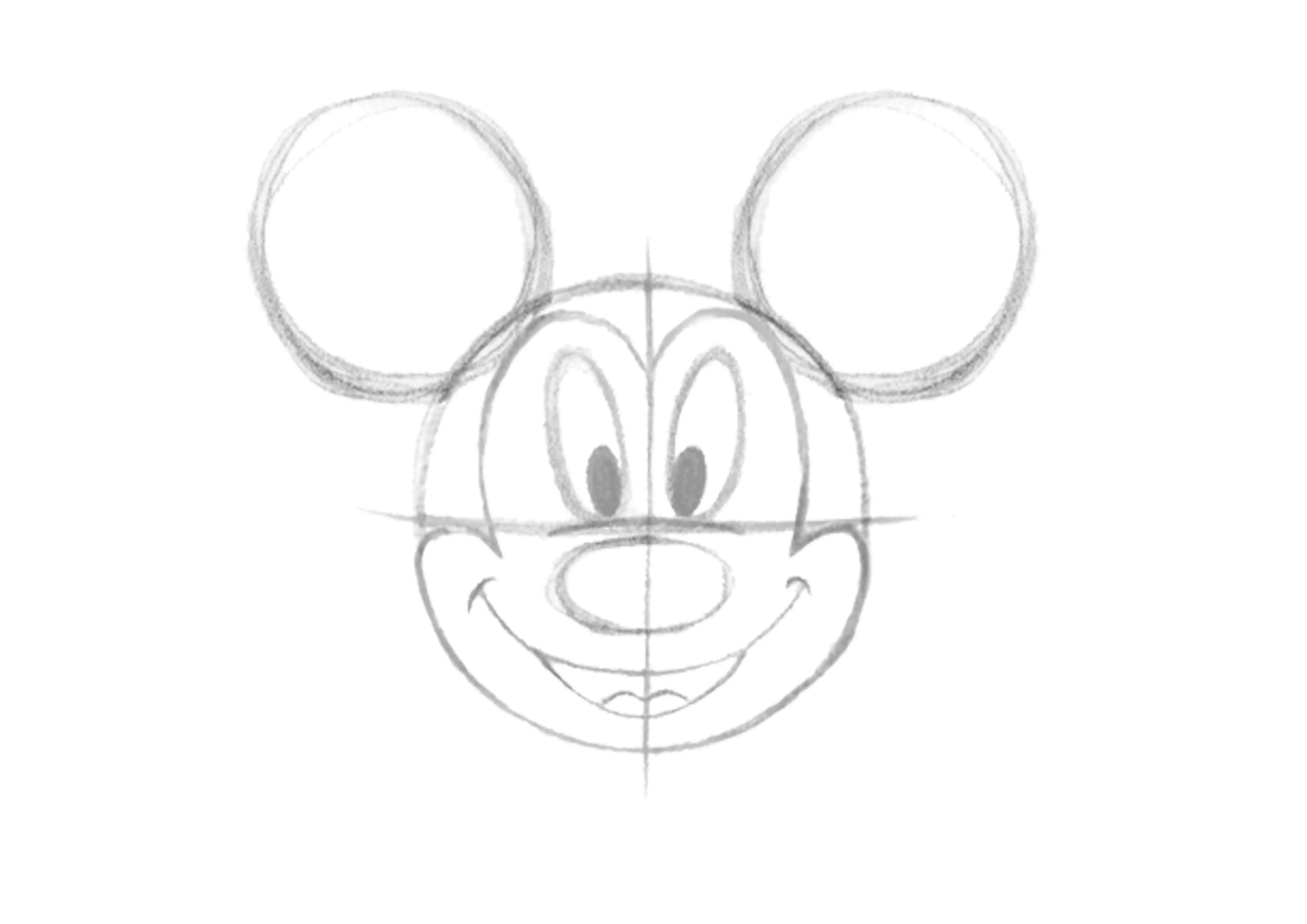 dessin des pupilles de mickey